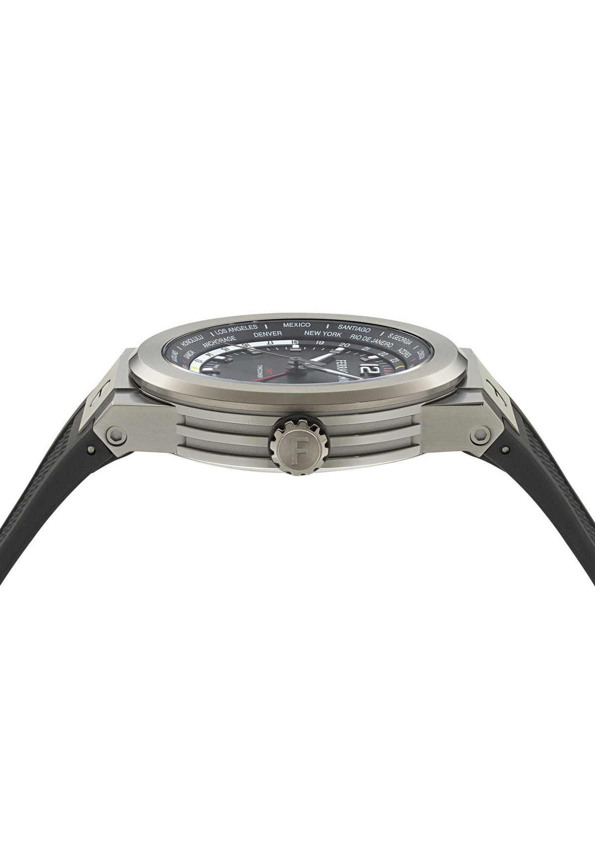 FERRAGAMOF-80 GMT WORLDTIME - Uhr