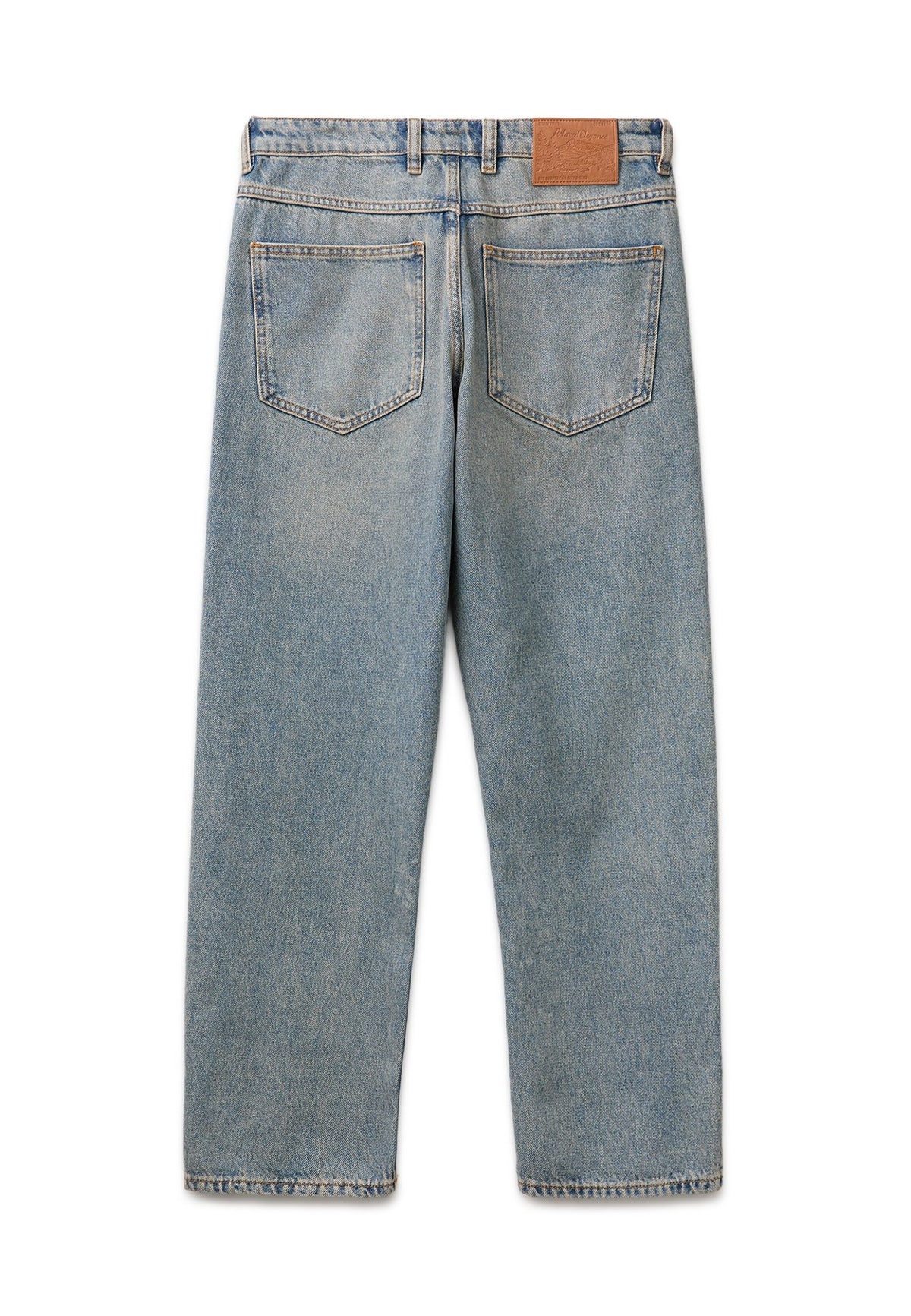 Sisley5-POCKET DENIM, STRAIGHT LEG, REGULAR WAIST, VINTAGE WASH.. - Jeans Straight Leg