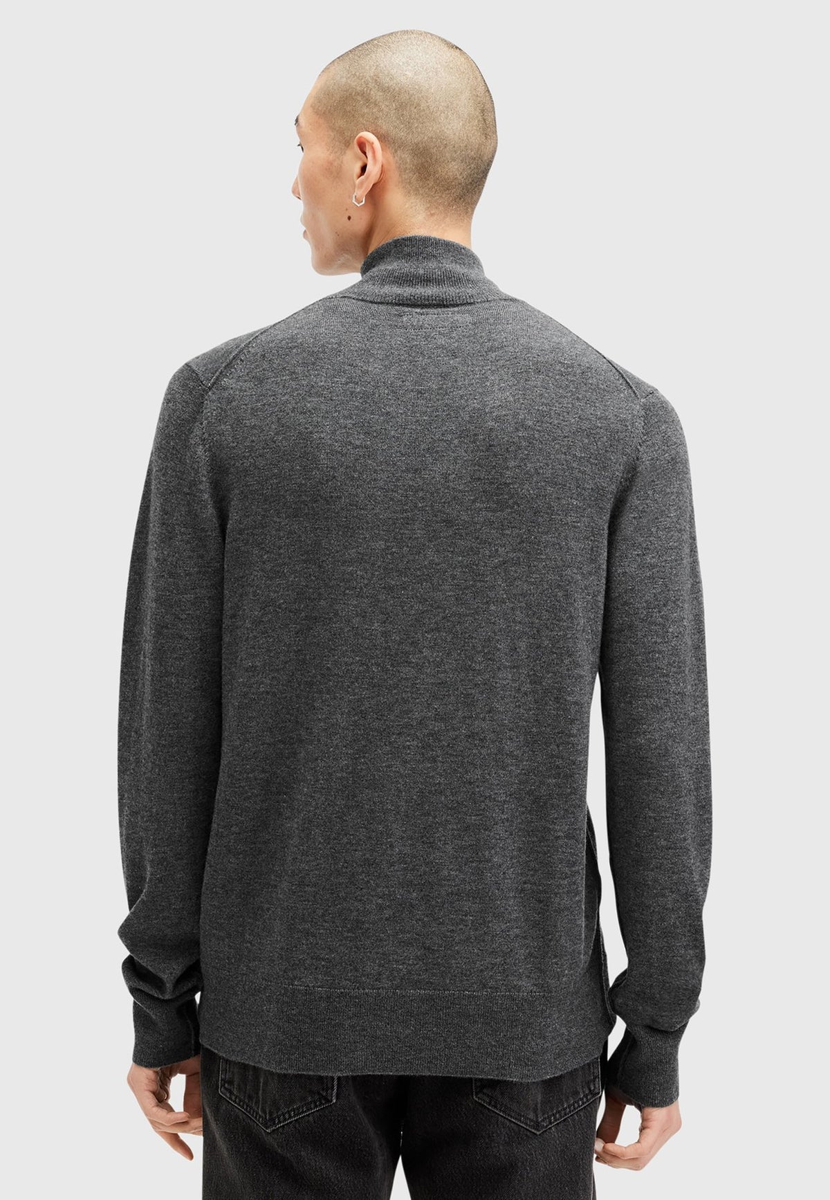 AllSaintsKILBURN ZIP FUNNEL - Strickpullover