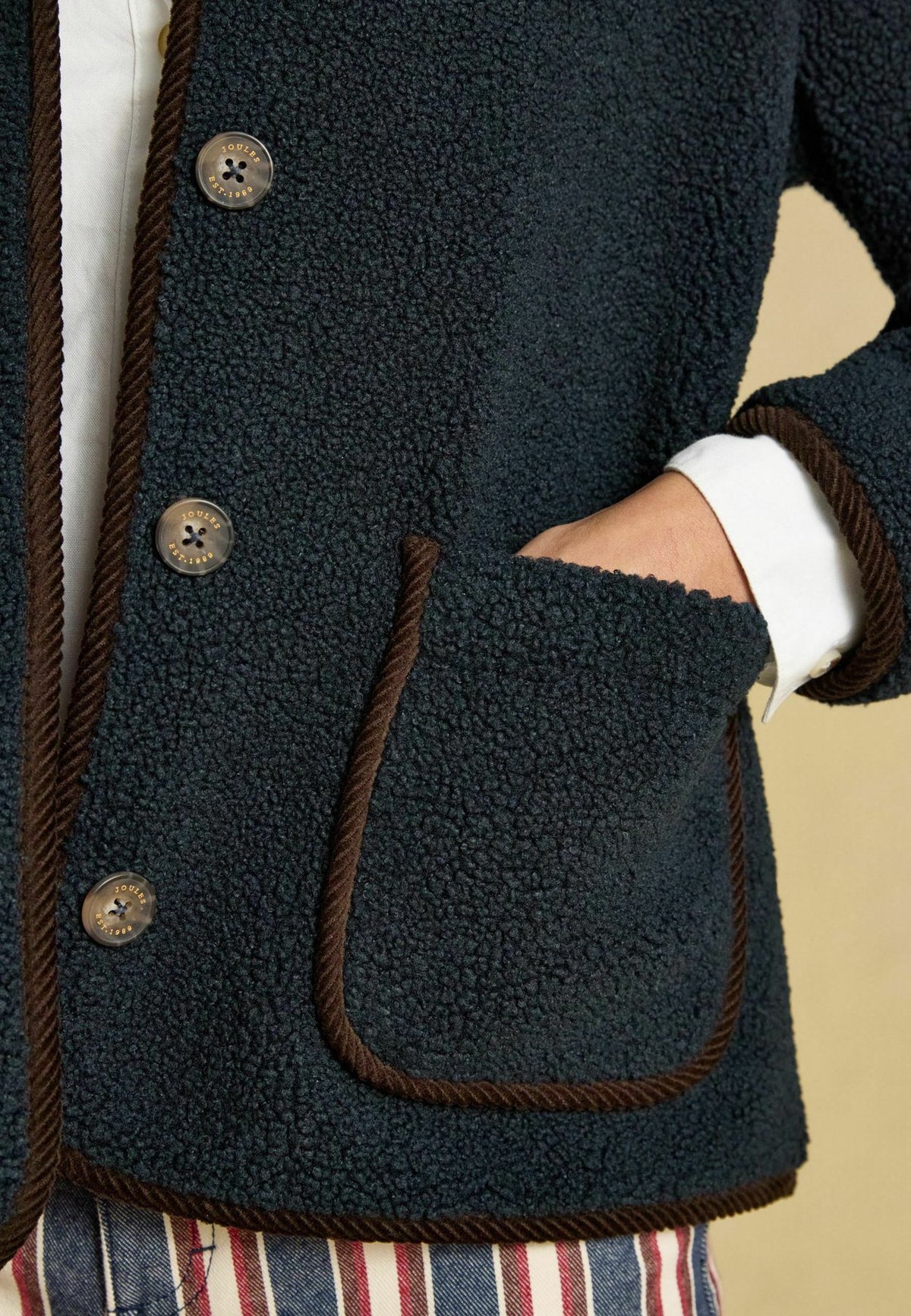 Tom JouleSADIE BUTTON THROUGH FLEECE JACKET - Fleecejacke