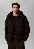 Calvin KleinLIGHTWEIGHT LOGO HOODED PUFFER JACKET - Übergangsjacke