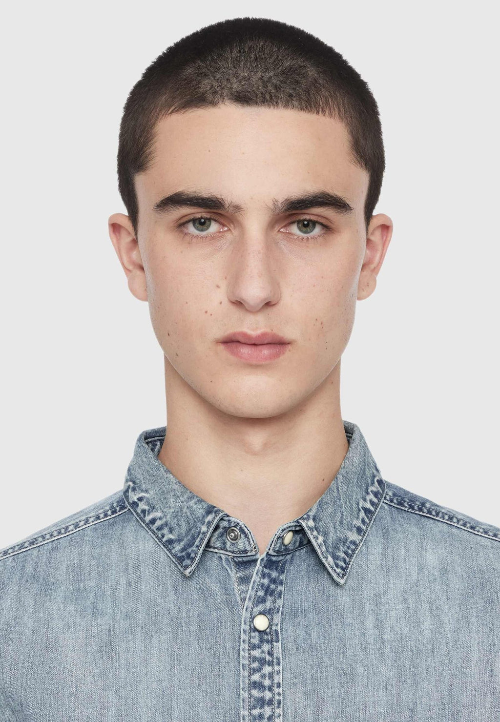 AllSaintsGLEASON DENIM SHIRT - Hemd