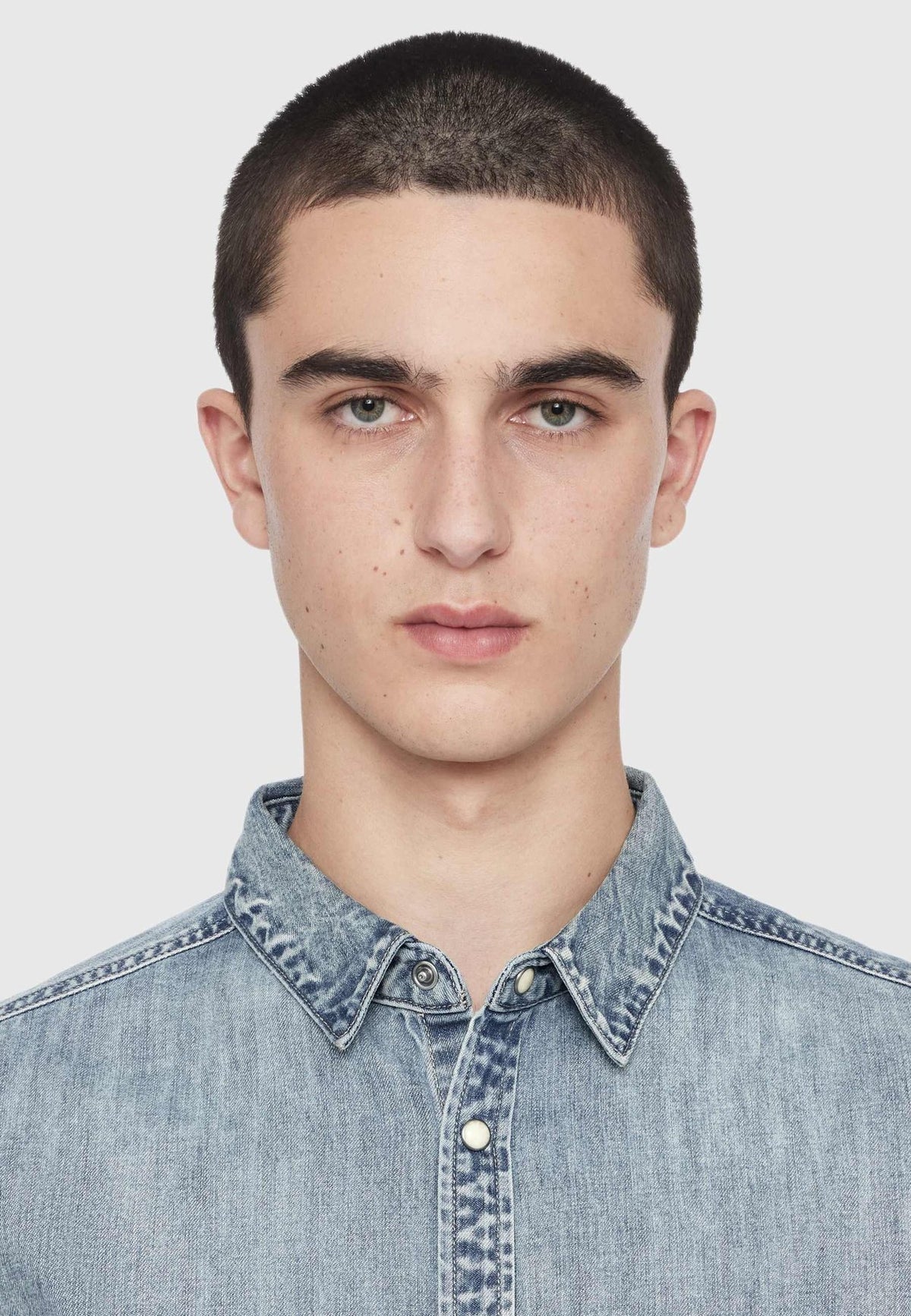 AllSaintsGLEASON DENIM SHIRT - Hemd