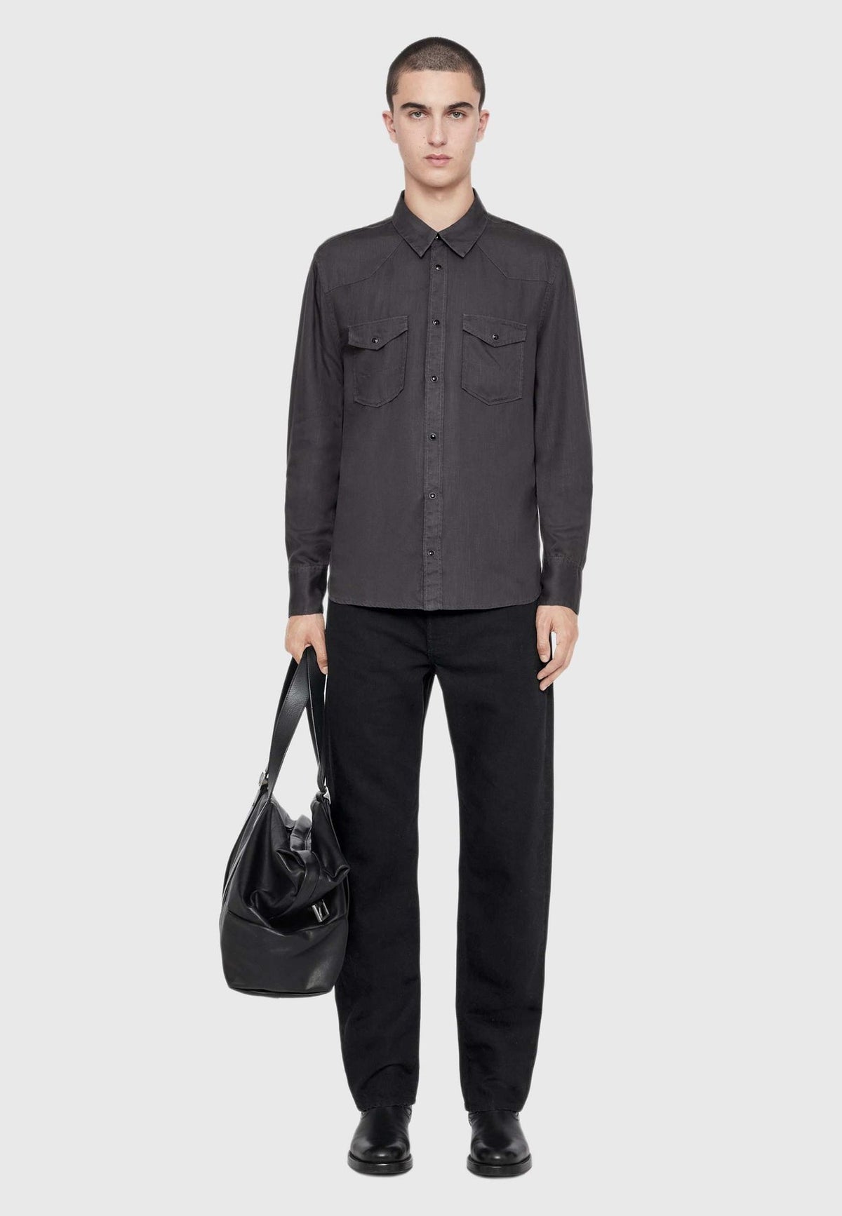AllSaintsHANWAY LS SHIRT . - Hemd
