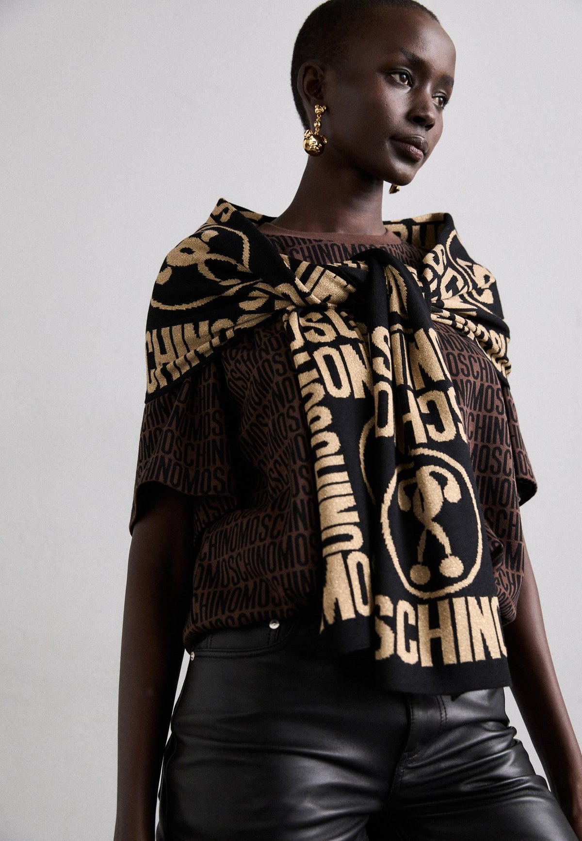 MOSCHINOLOGO SCARF - Schal