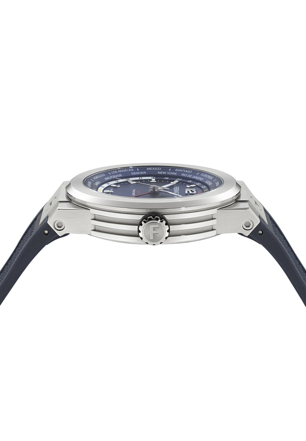 FERRAGAMOF-80 GMT WORLDTIME - Uhr