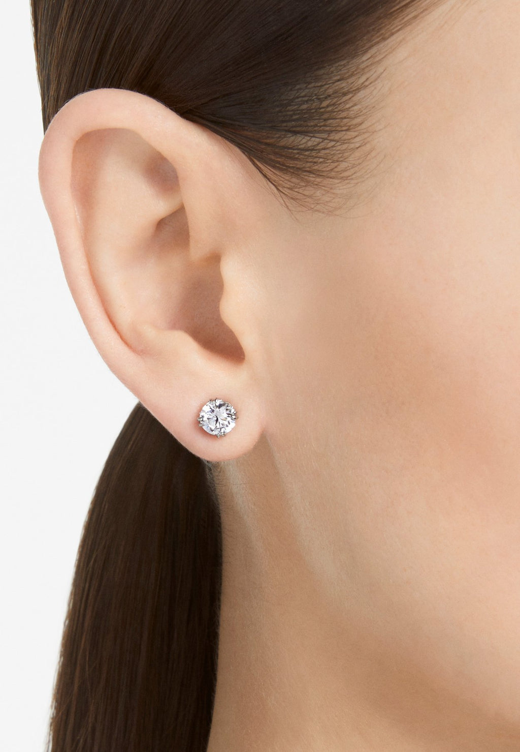 SwarovskiSTILLA STUD EARRINGS ROUND CUT - Ohrringe