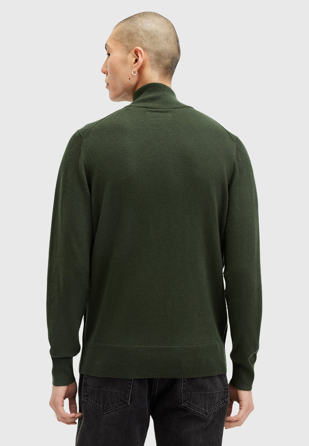 AllSaintsKILBURN ZIP FUNNEL - Strickpullover