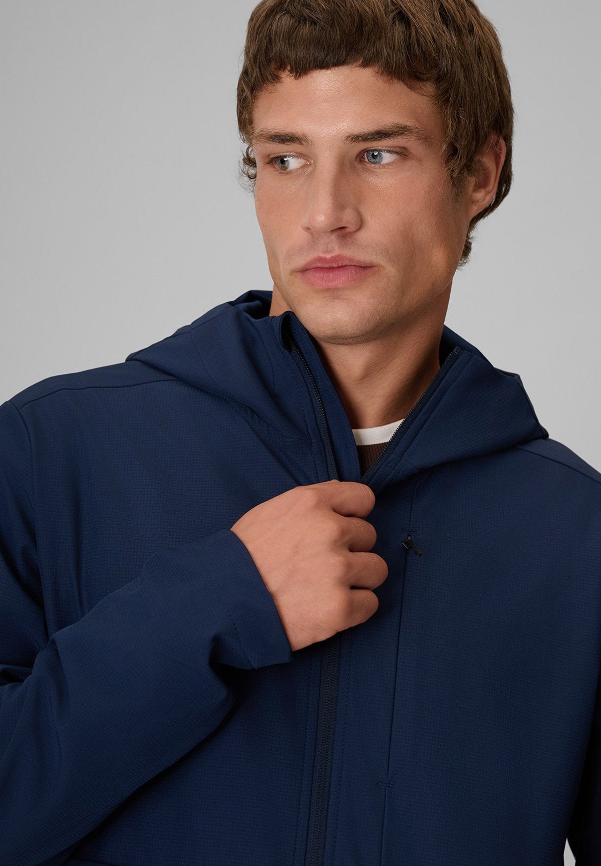 4F4F KURTKA SOFTSHELL WIATROODPORNA MEMBRANA 8000 MĘSKA - Softshelljacke