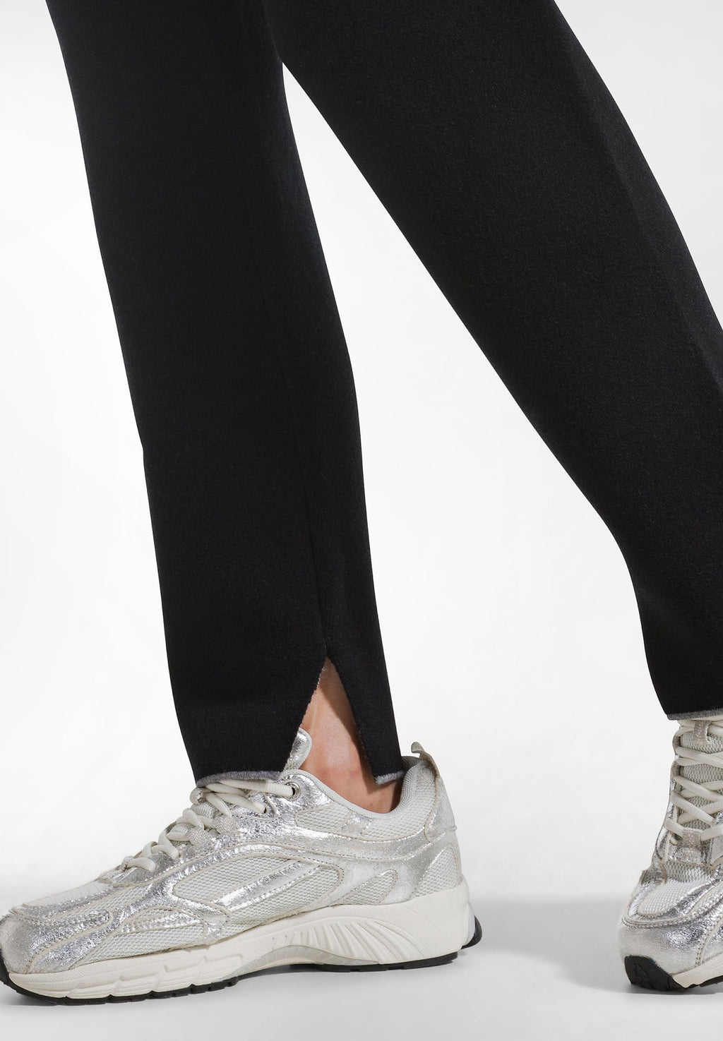DehaSTRAIGHT BI-COLOUR TROUSERS - TROUSERS - Jogginghose