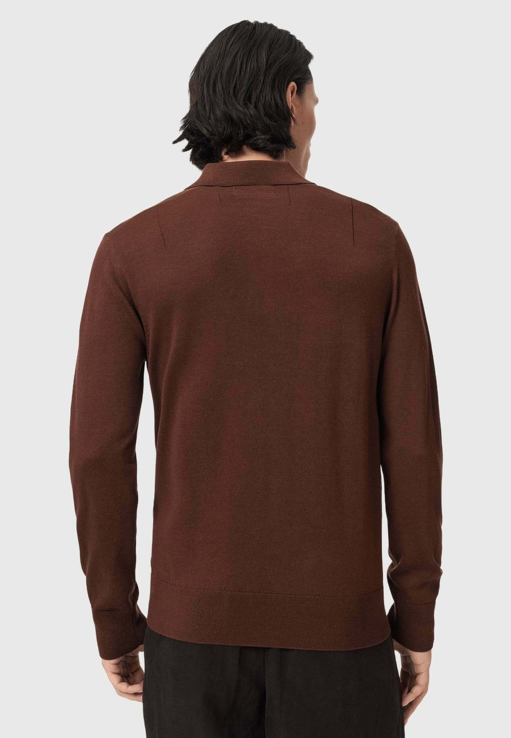 AllSaintsMODE MERINO LS POLO - Strickpullover