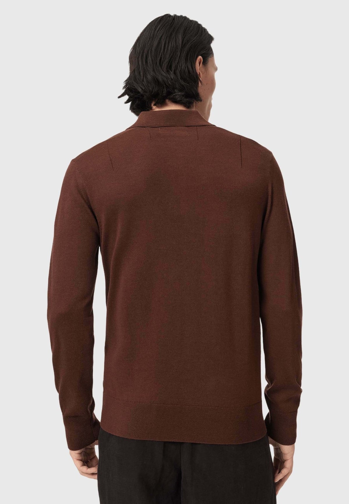 AllSaintsMODE MERINO LS POLO - Strickpullover