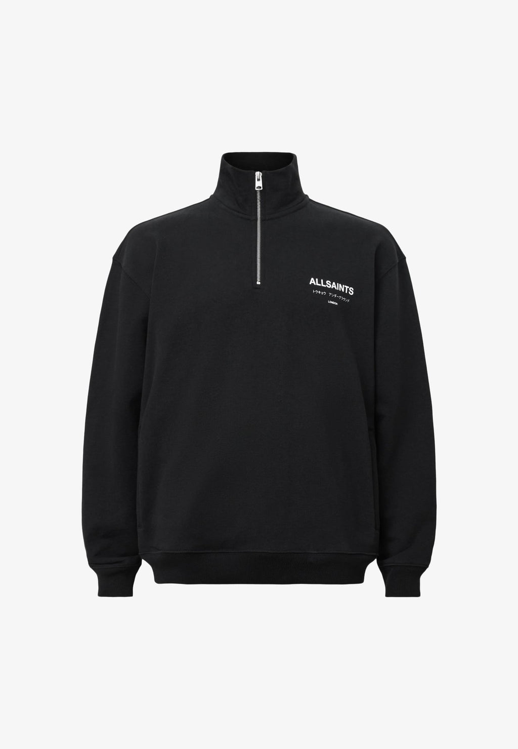 AllSaintsUNDERGROUND HALF ZIP - Sweatshirt