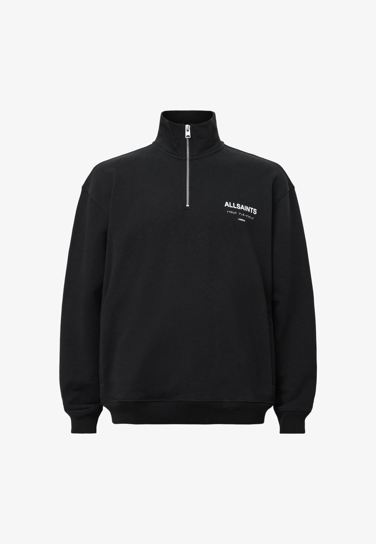 AllSaintsUNDERGROUND HALF ZIP - Sweatshirt