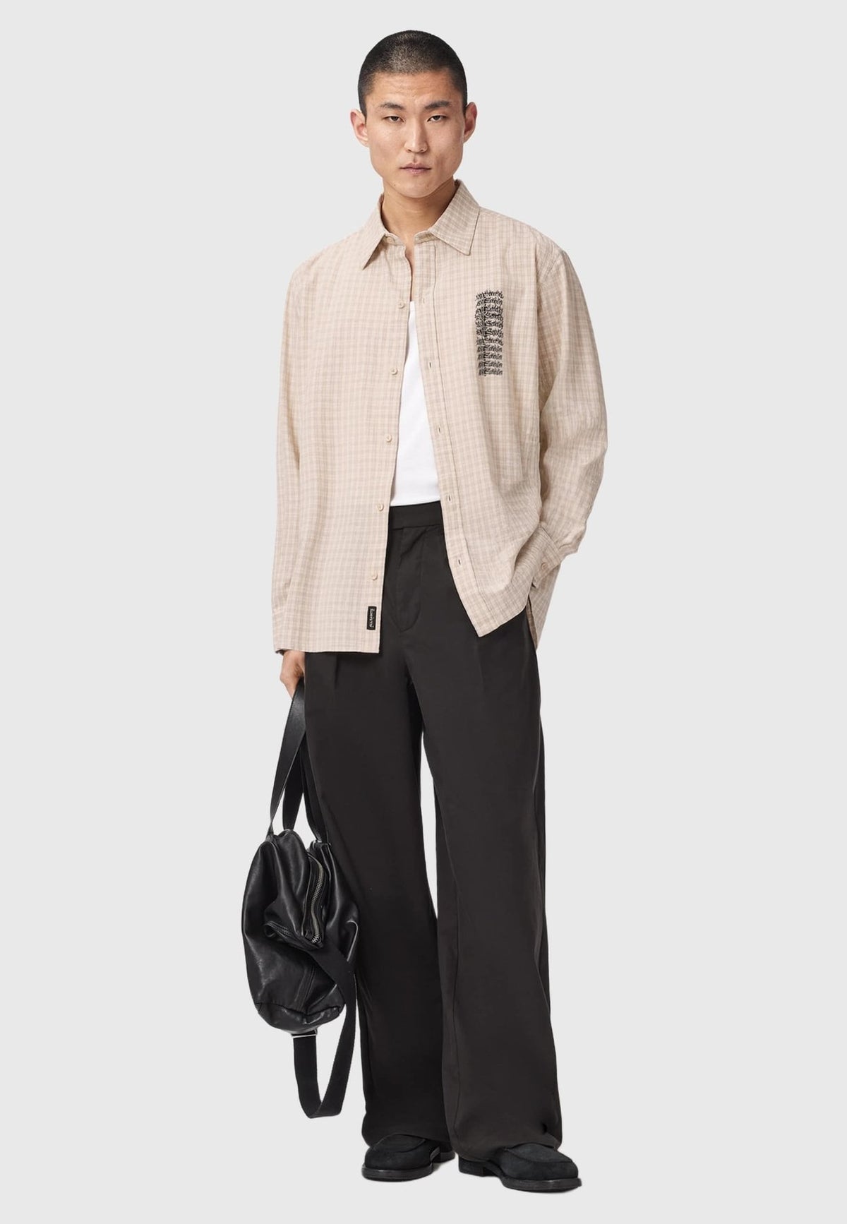 AllSaintsREPEATER LS SHIRT . - Hemd