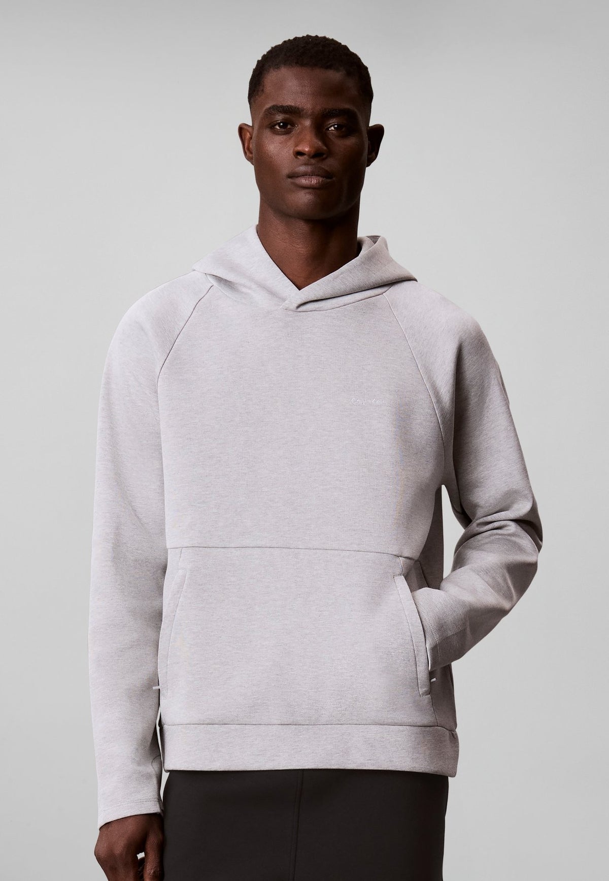 Calvin KleinPERFORMANCE DOUBLE-KNIT HOODIE - Kapuzenpullover