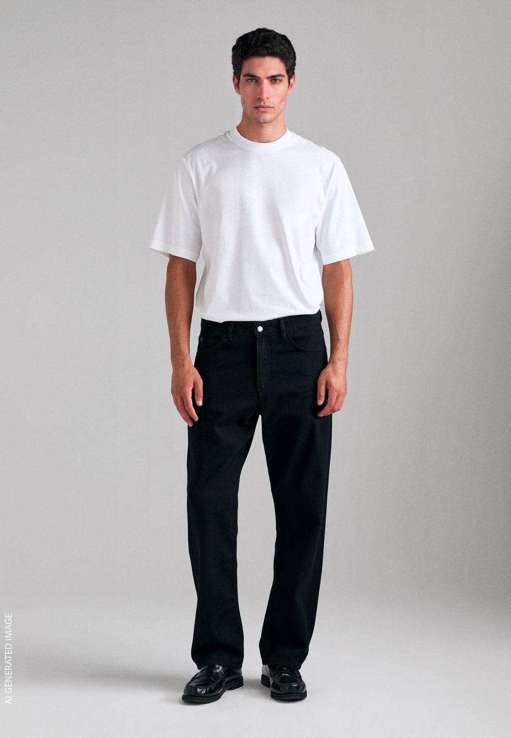 Sisley5-POCKET DENIM, STRAIGHT LEG, REGULAR WAIST, VINTAGE WASH.. - Jeans Straight Leg