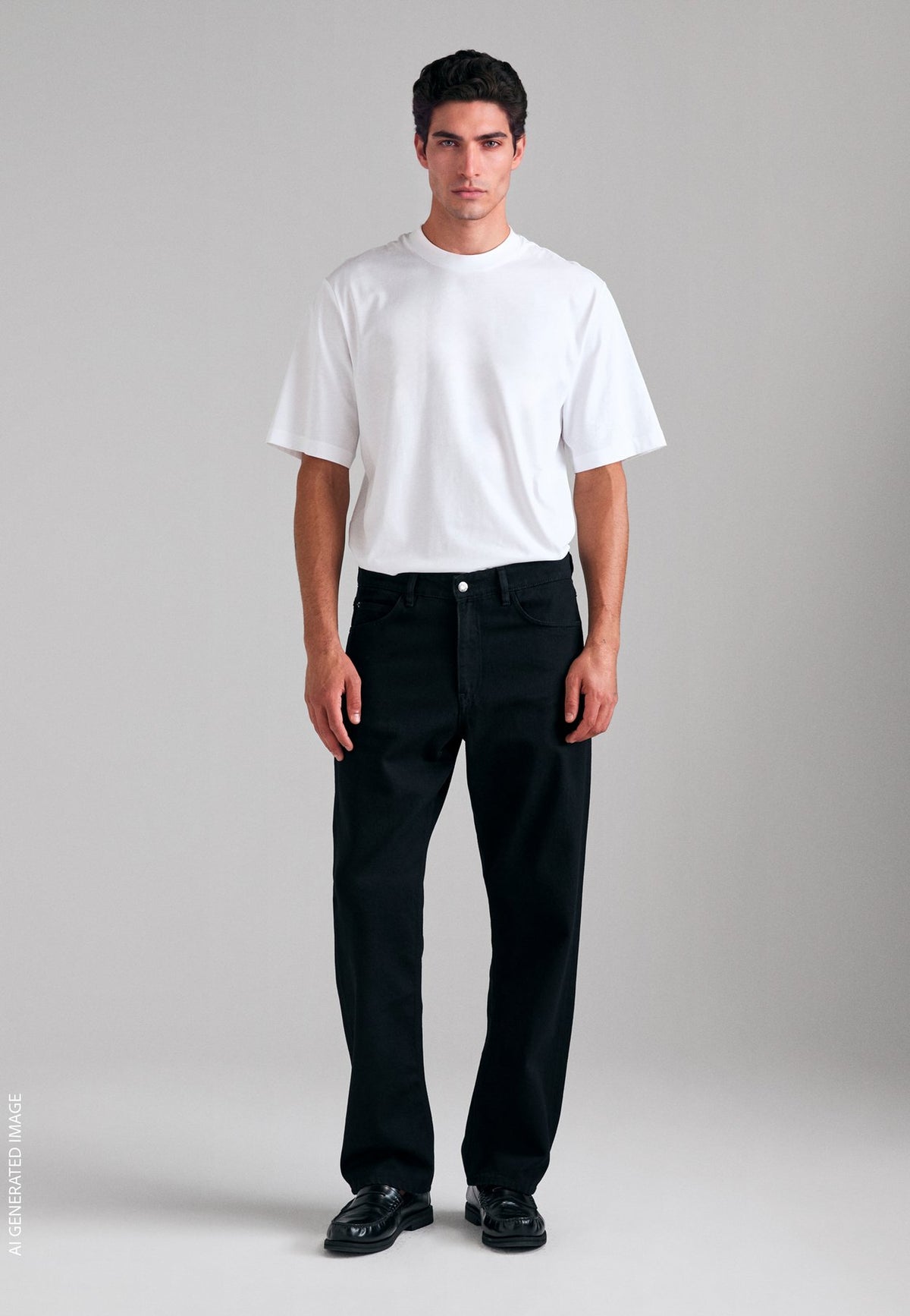 Sisley5-POCKET DENIM, STRAIGHT LEG, REGULAR WAIST, VINTAGE WASH.. - Jeans Straight Leg