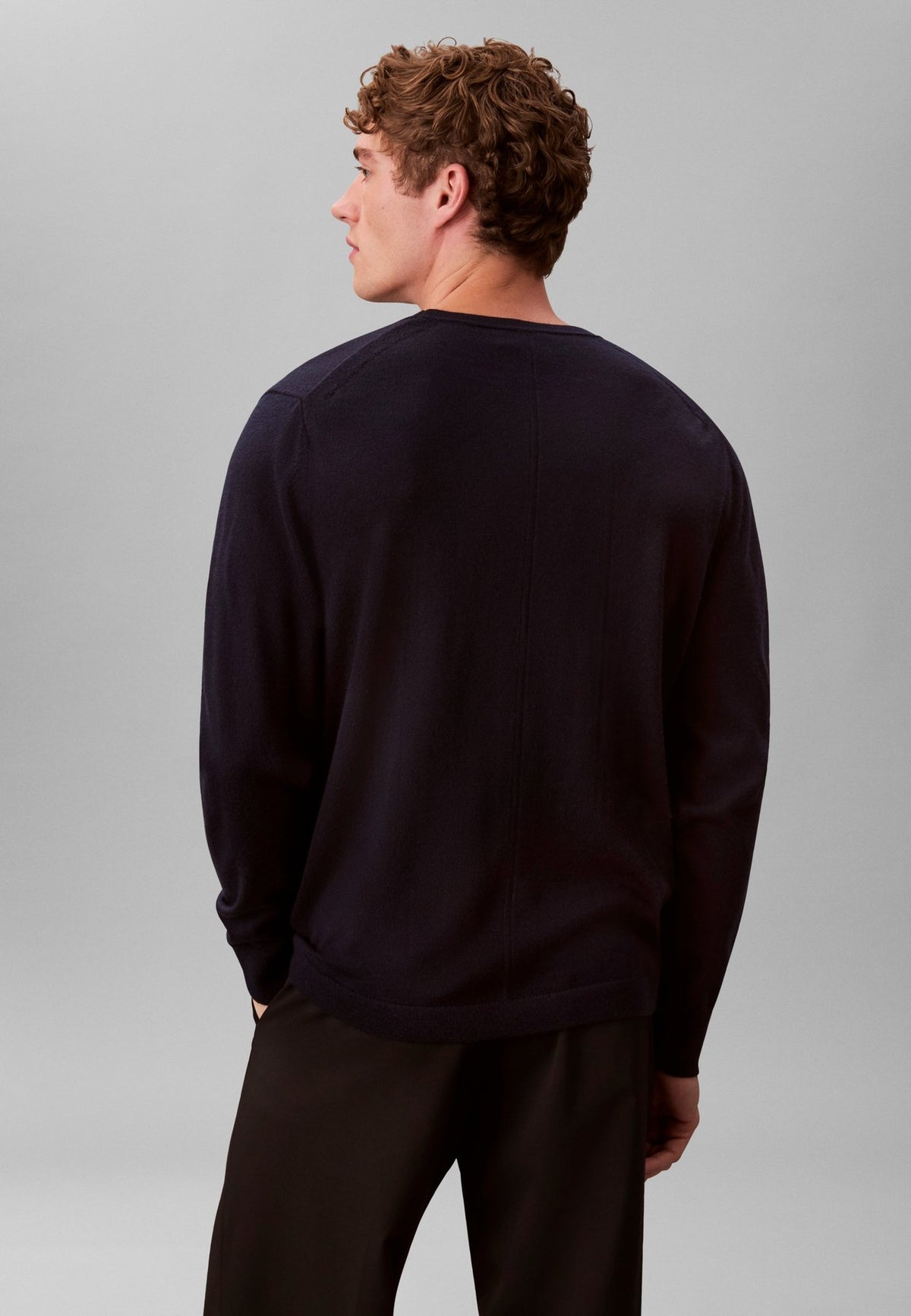 Calvin KleinMERINO WOOL CLASSIC JUMPER - Strickpullover