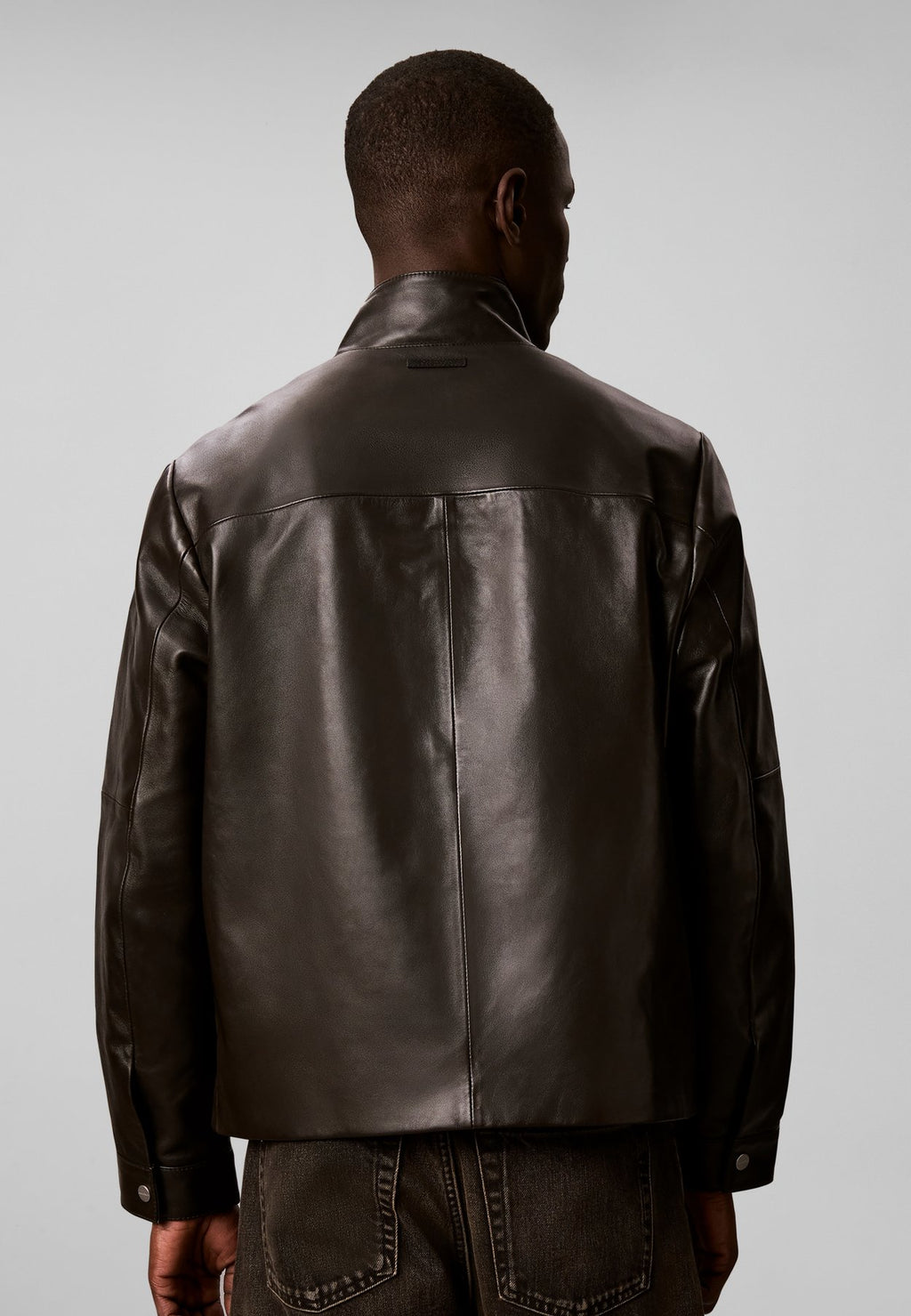Calvin KleinNAPPA LEATHER JACKET - Lederjacke
