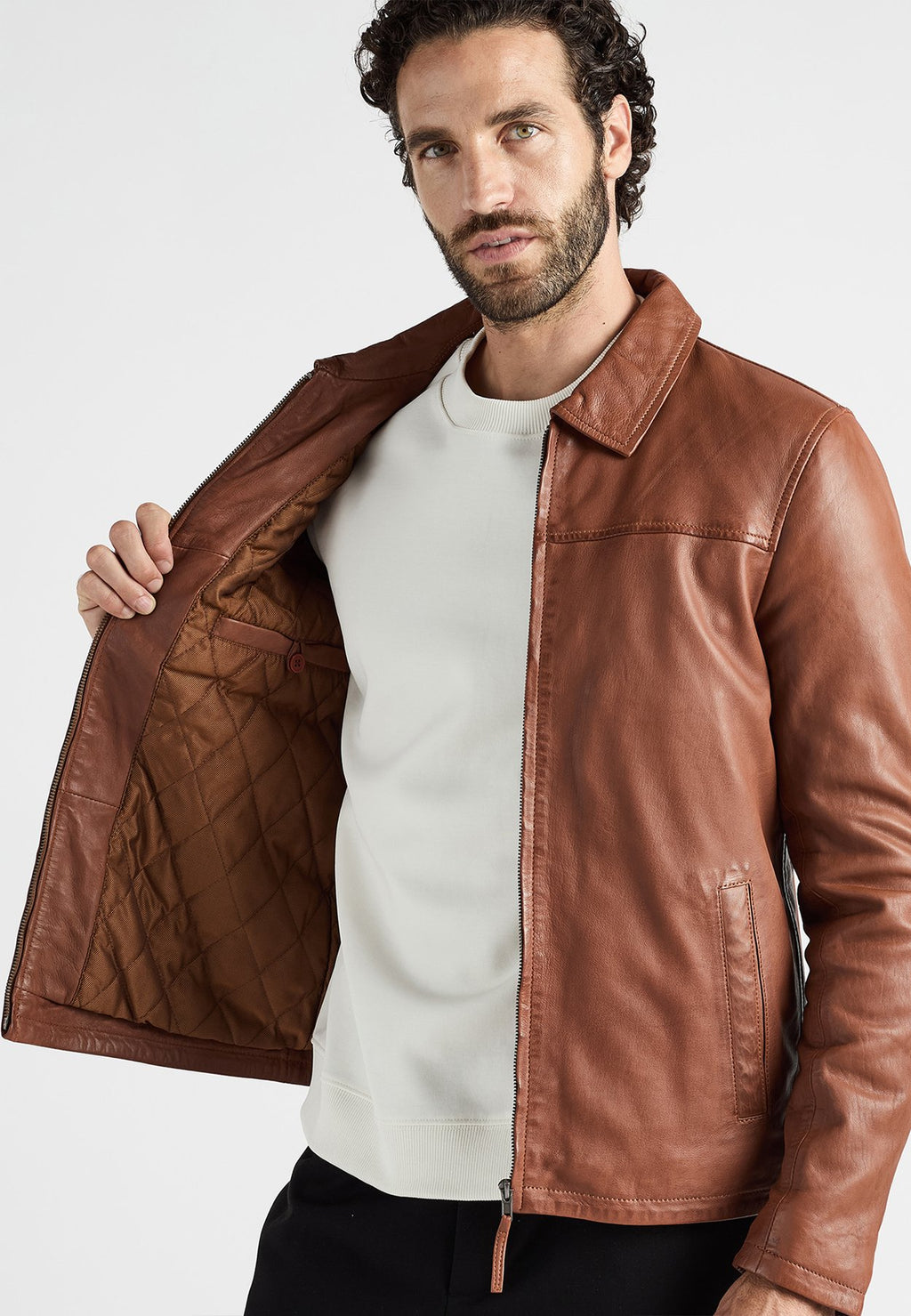 JCCMIT LUCA - Lederjacke