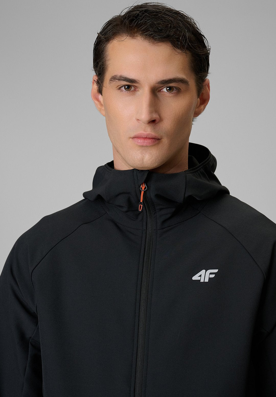 4F4F KURTKA SOFTSHELL WIATROODPORNA MĘSKA - NIEBIESKA XXL - Softshelljacke