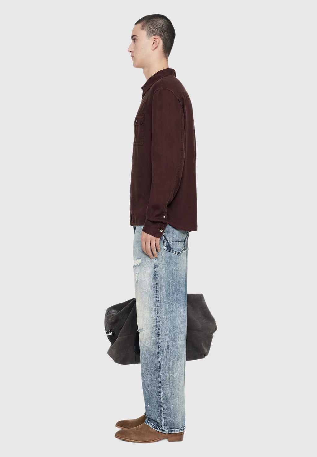 AllSaintsBOND LS SHIRT - Hemd