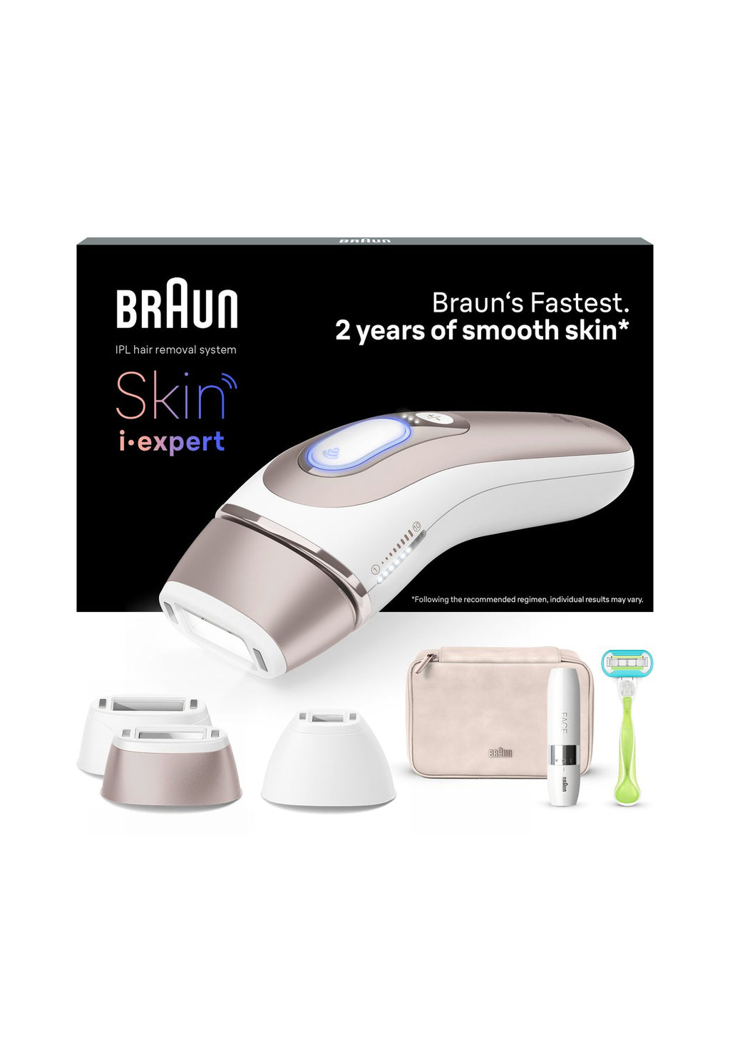 BraunBRAUN IPL SYSTEM - SKIN I-EXPERT PRO - PL7249 - WHITE/BRONZE - Epilierer