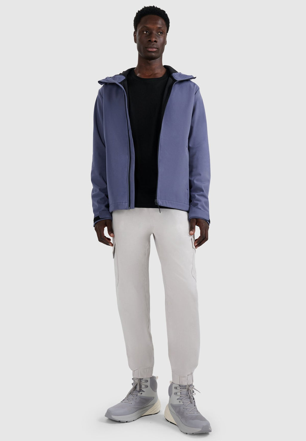 4F4F KURTKA SOFTSHELL WIATROODPORNA MEMBRANA 5000 MĘSKA - Softshelljacke