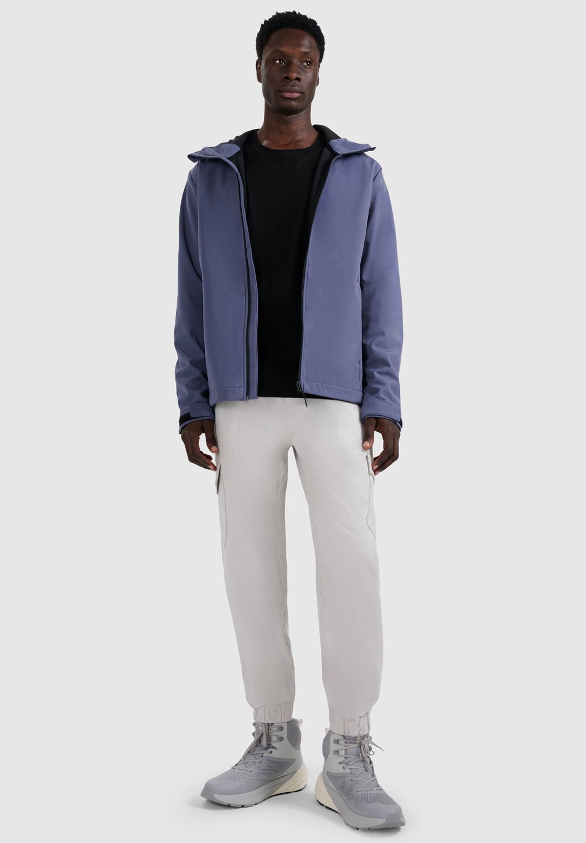 4F4F KURTKA SOFTSHELL WIATROODPORNA MEMBRANA 5000 MĘSKA - Softshelljacke