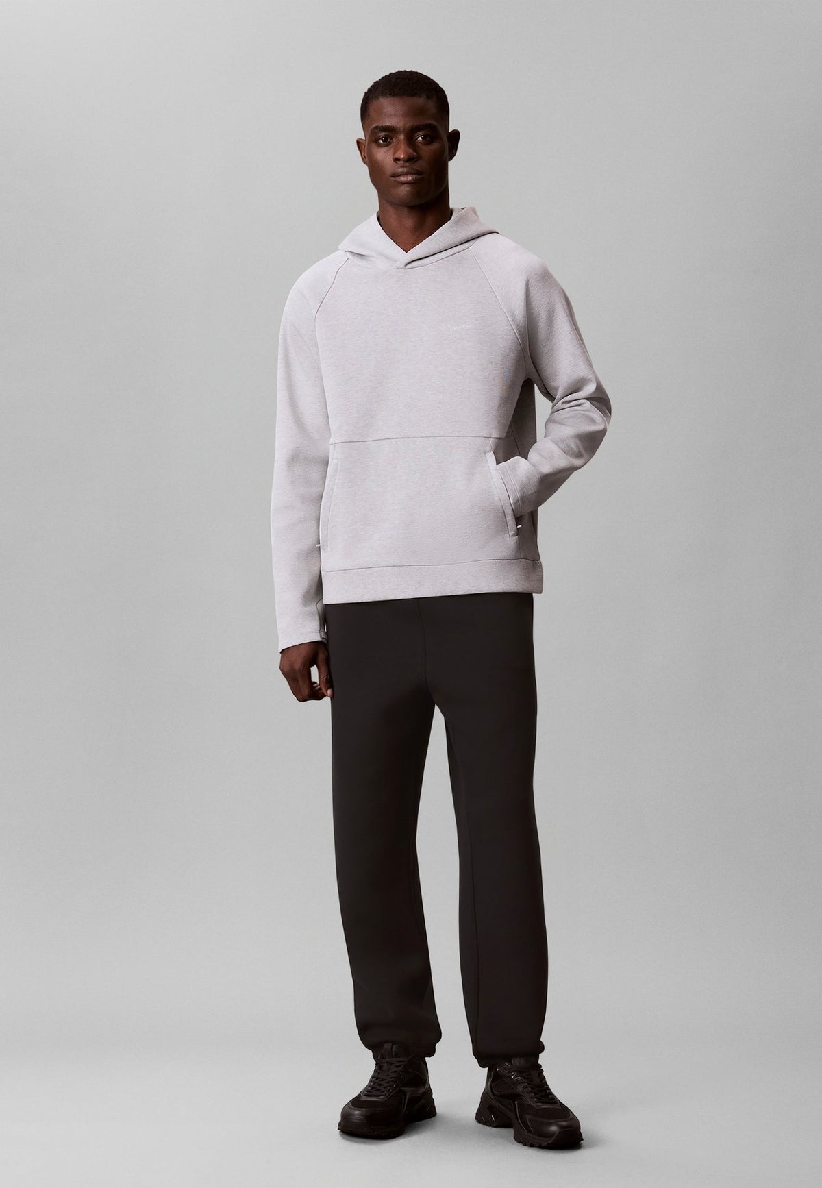 Calvin KleinPERFORMANCE DOUBLE-KNIT HOODIE - Kapuzenpullover
