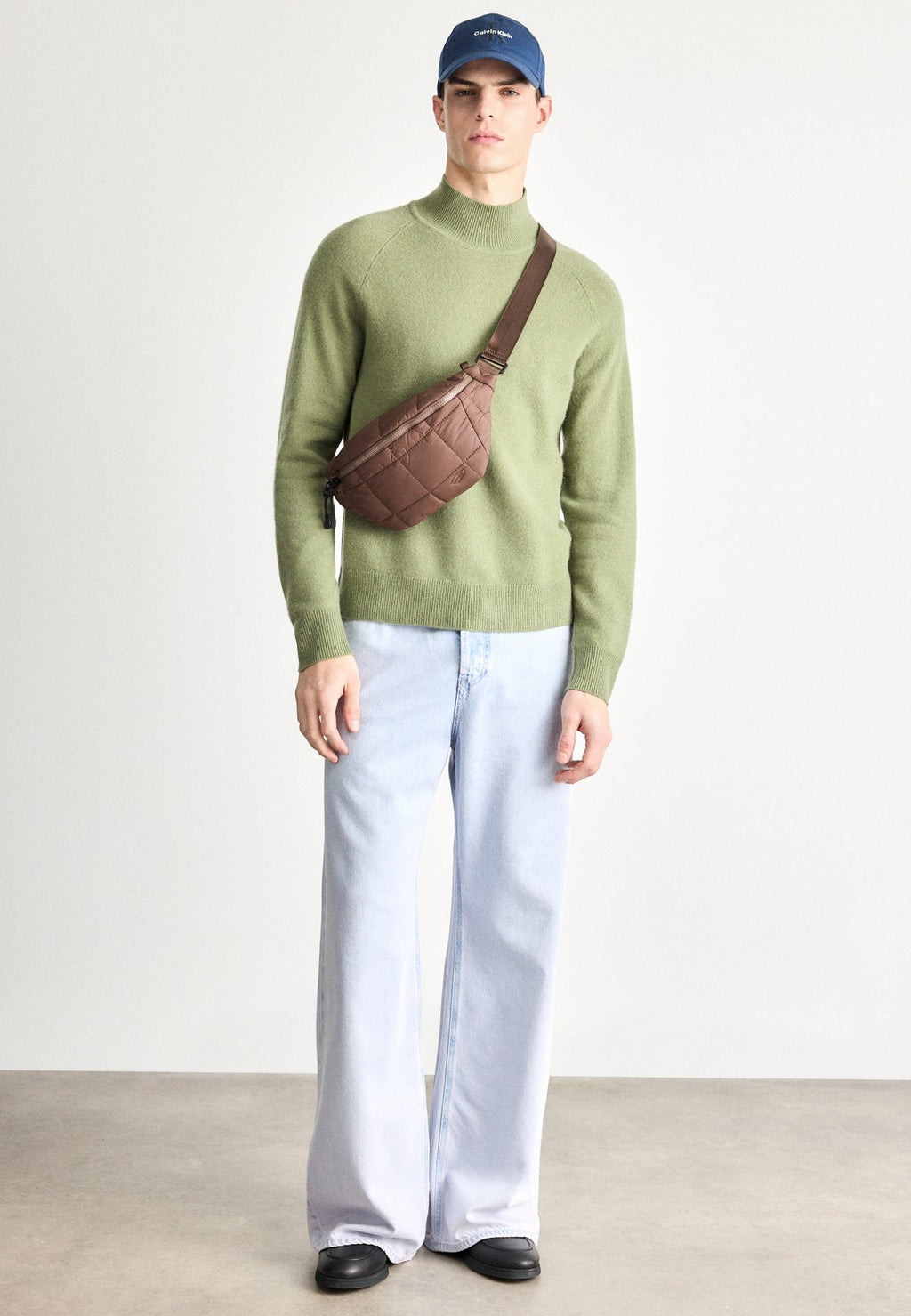 Calvin KleinCOZY HIGH MOCKNECK - Strickpullover