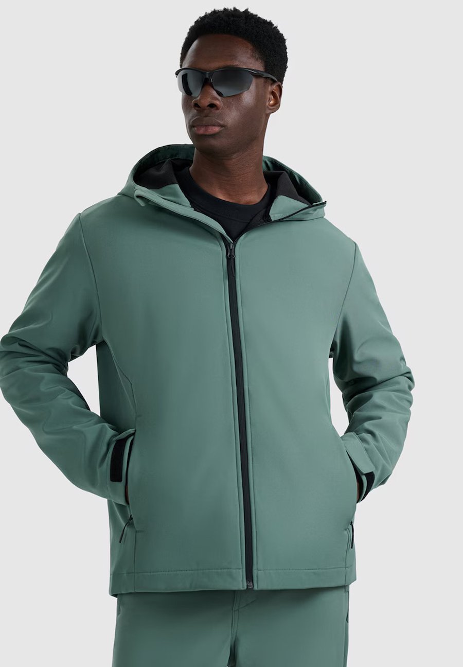 4F4F KURTKA SOFTSHELL WIATROODPORNA MEMBRANA 5000 MĘSKA - Softshelljacke