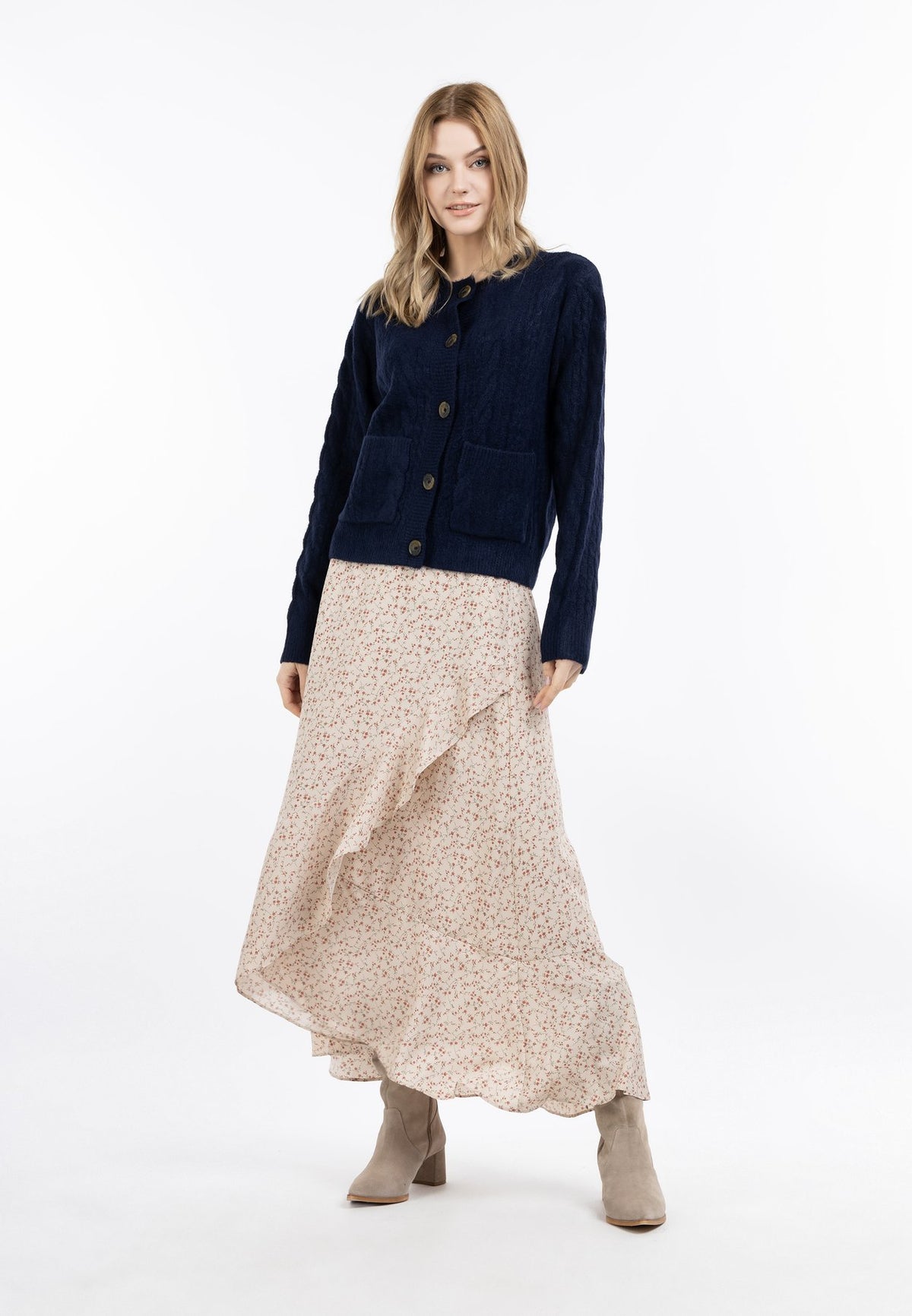 DreiMasterDREIMASTER STRICKJACKE MIT KNÖPFEN - Strickjacke