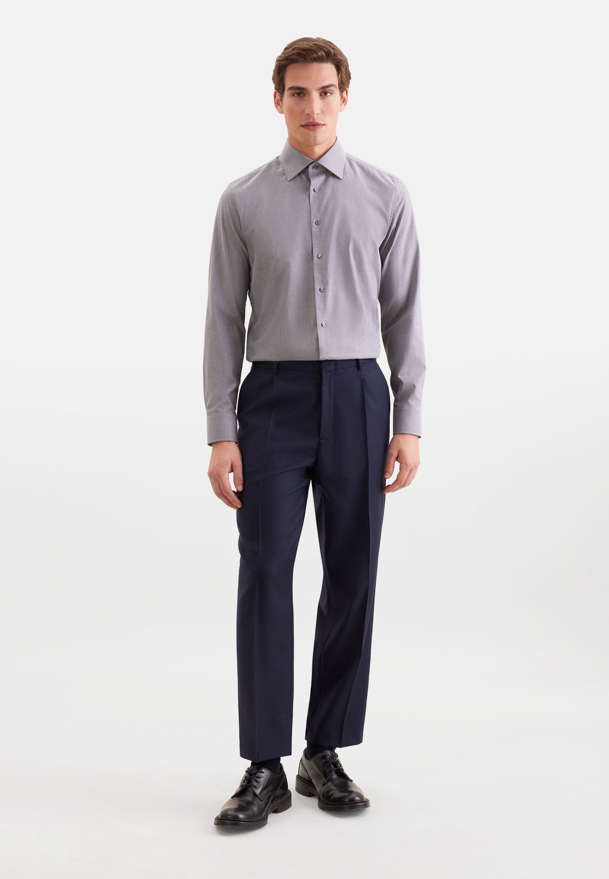 SeidenstickerSLIM - CHAMBRAY - Businesshemd