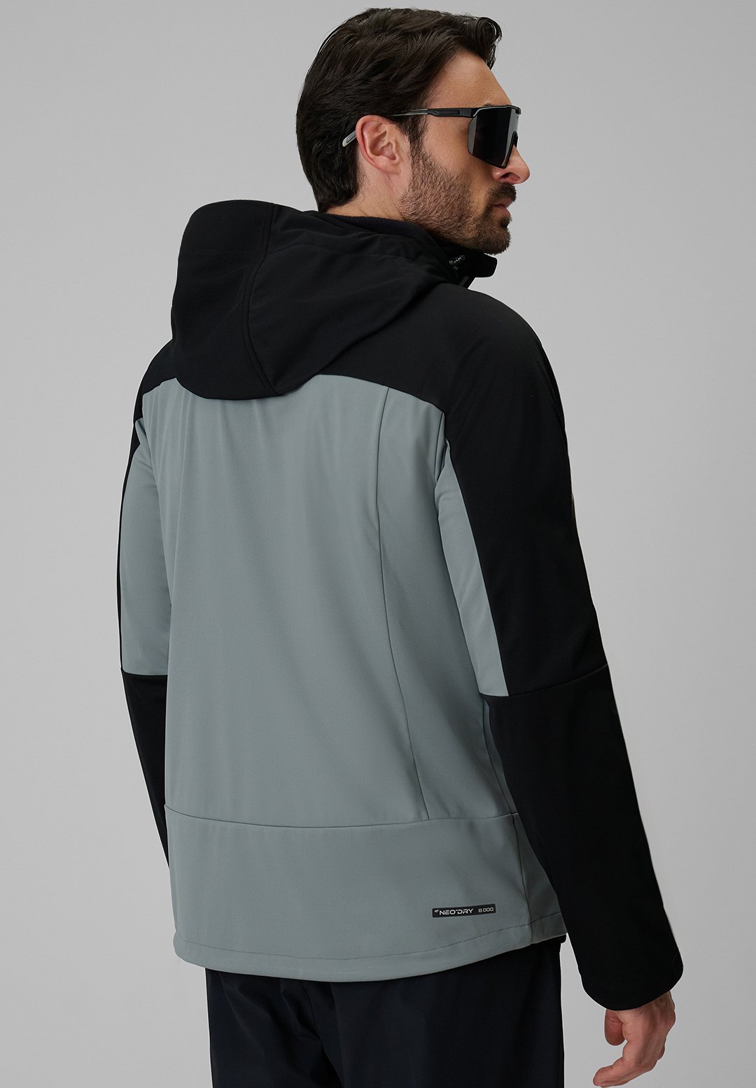4F4F KURTKA SOFTSHELL WIATROODPORNA MEMBRANA 8000 MĘSKA - Softshelljacke