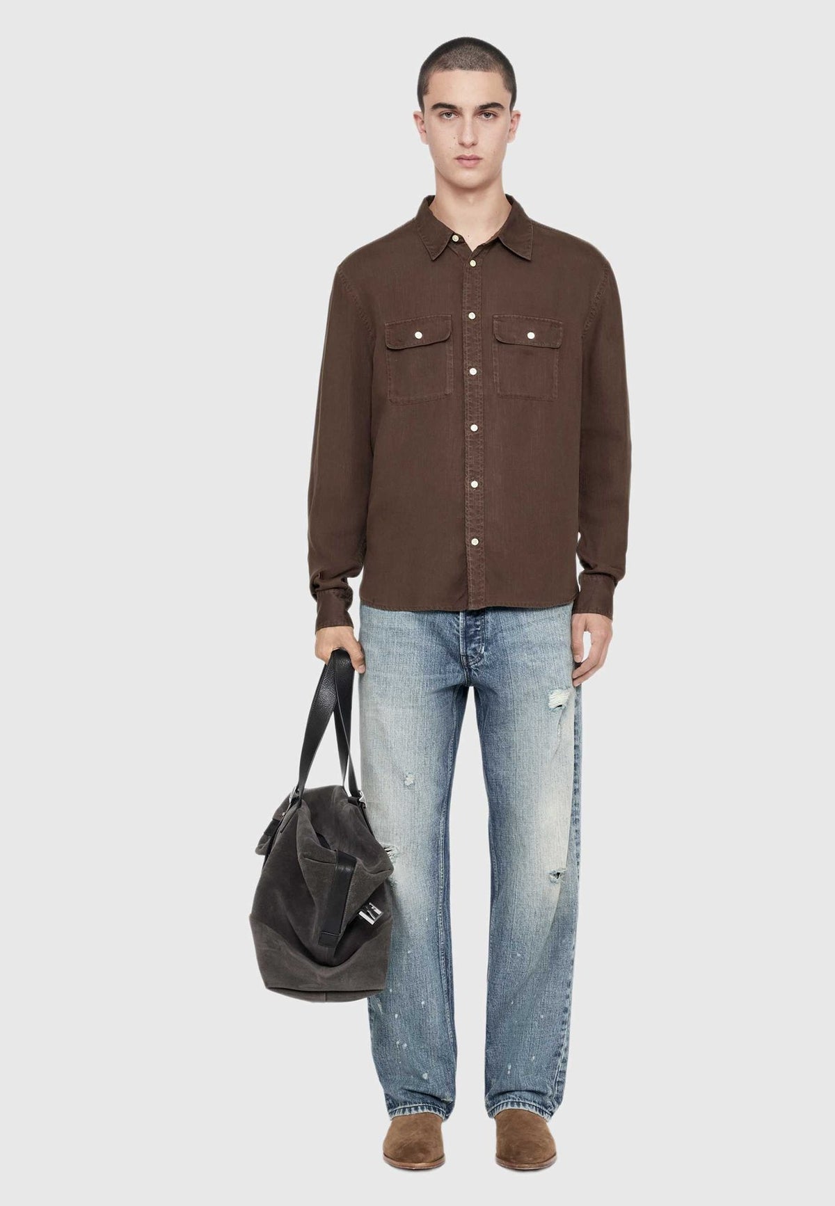 AllSaintsBOND LS SHIRT - Hemd
