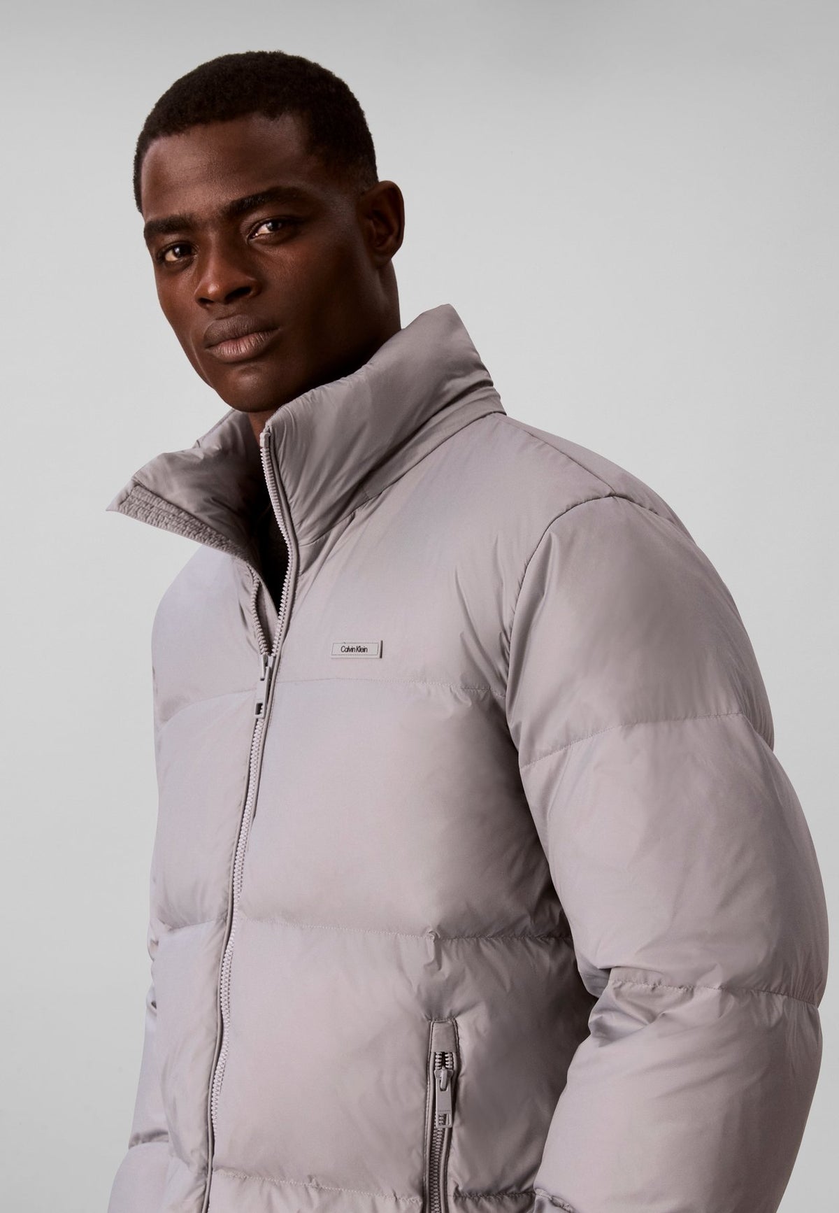 Calvin KleinREMOVABLE HOOD LOGO PUFFER JACKET - Daunenjacke
