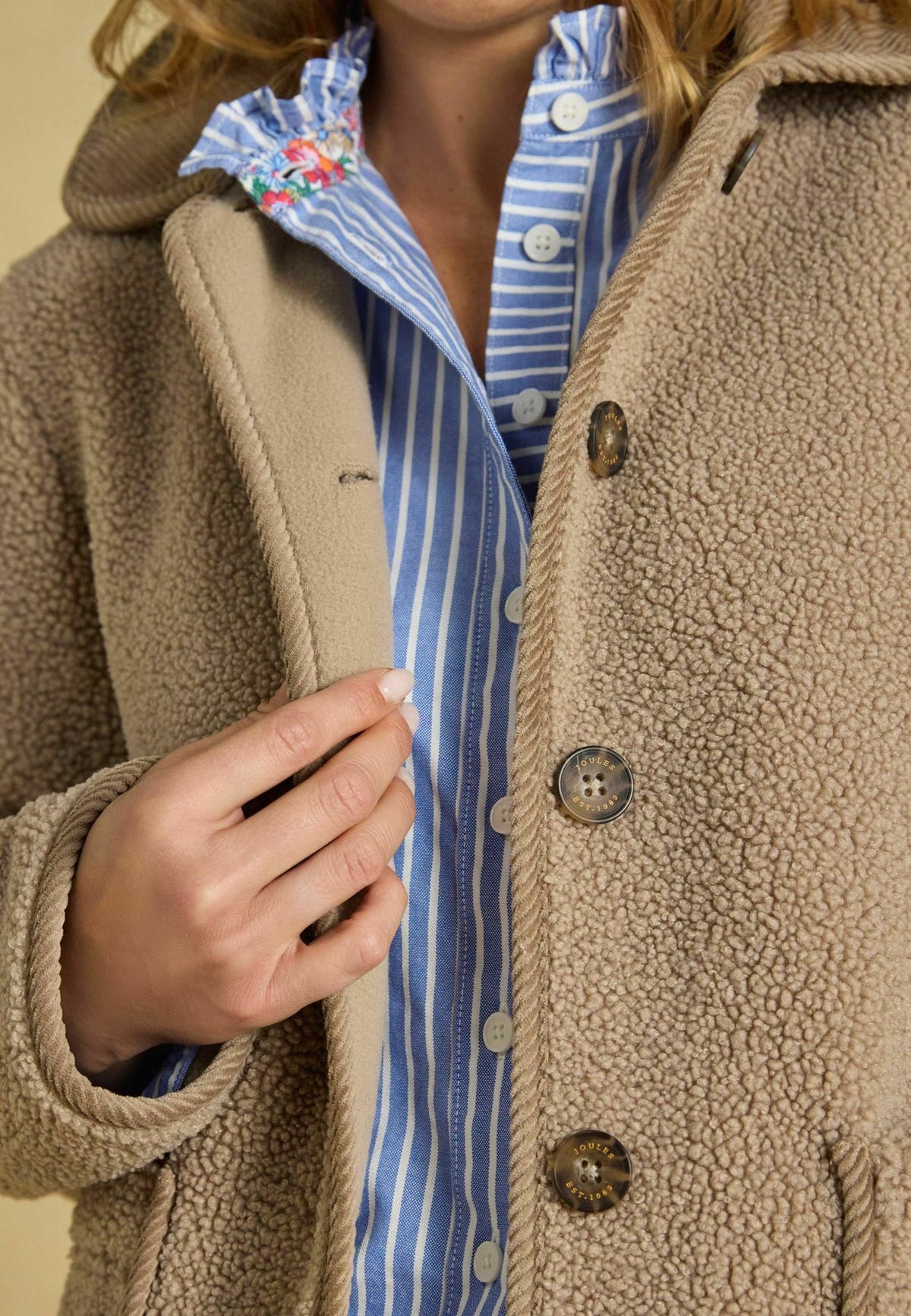 Tom JouleSADIE BUTTON THROUGH FLEECE JACKET - Fleecejacke