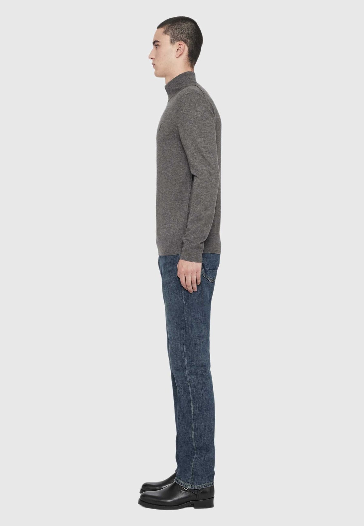 AllSaintsKILBURN ZIP FUNNEL - Strickpullover