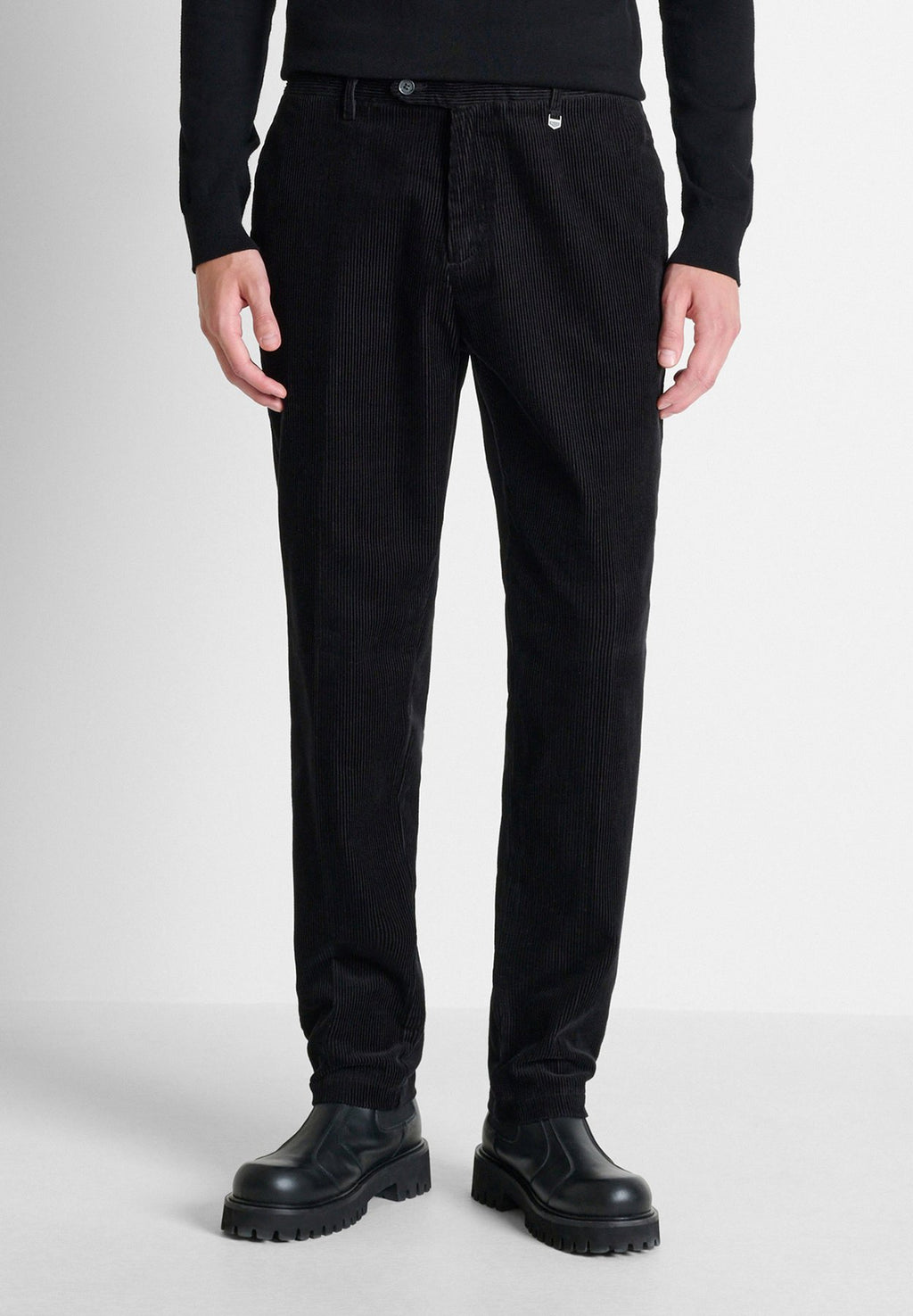 Antony Morato'CHRIS' IRON REGULAR-FIT TROUSERS IN COTTON CORDUROY - Stoffhose