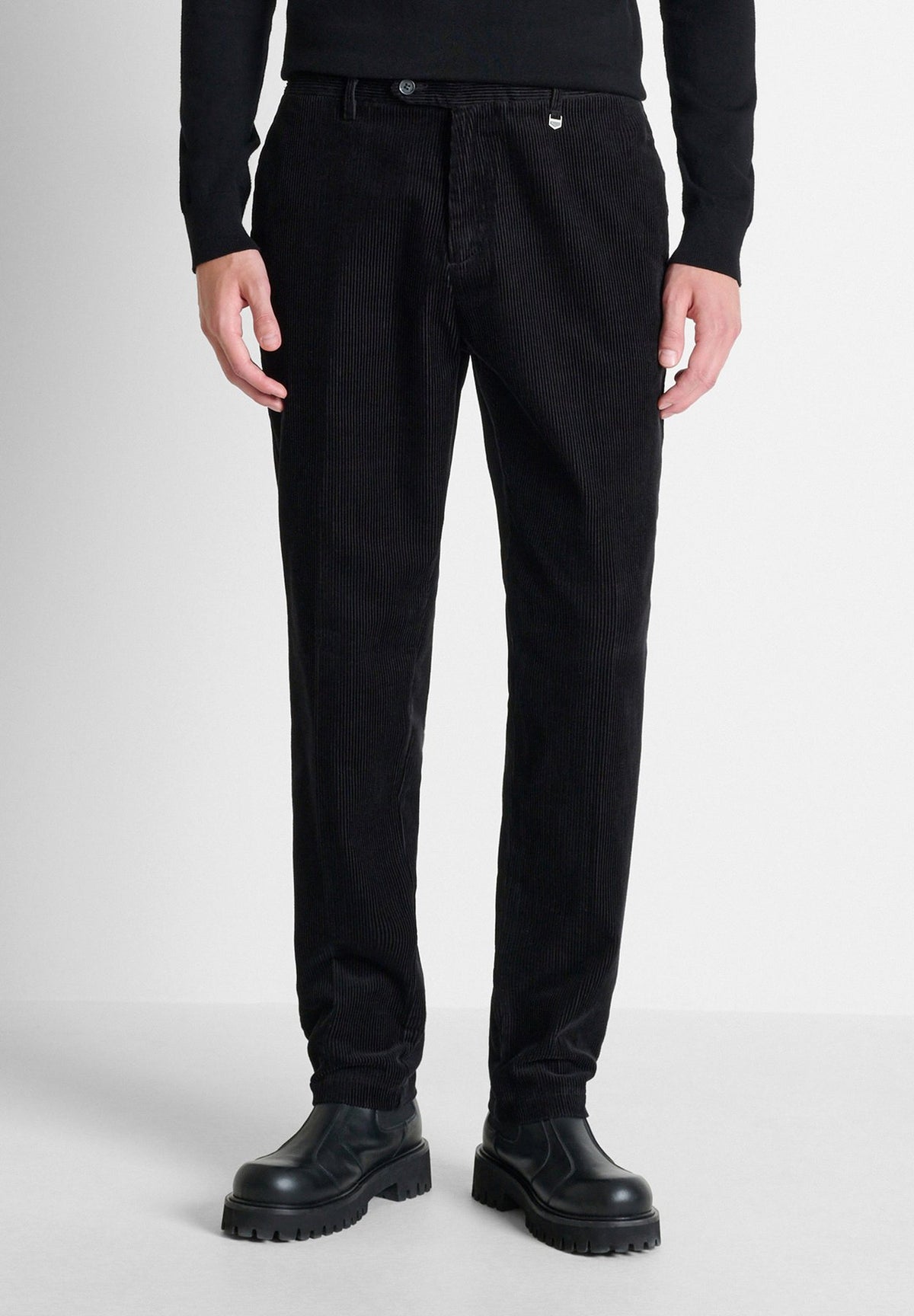 Antony Morato'CHRIS' IRON REGULAR-FIT TROUSERS IN COTTON CORDUROY - Stoffhose