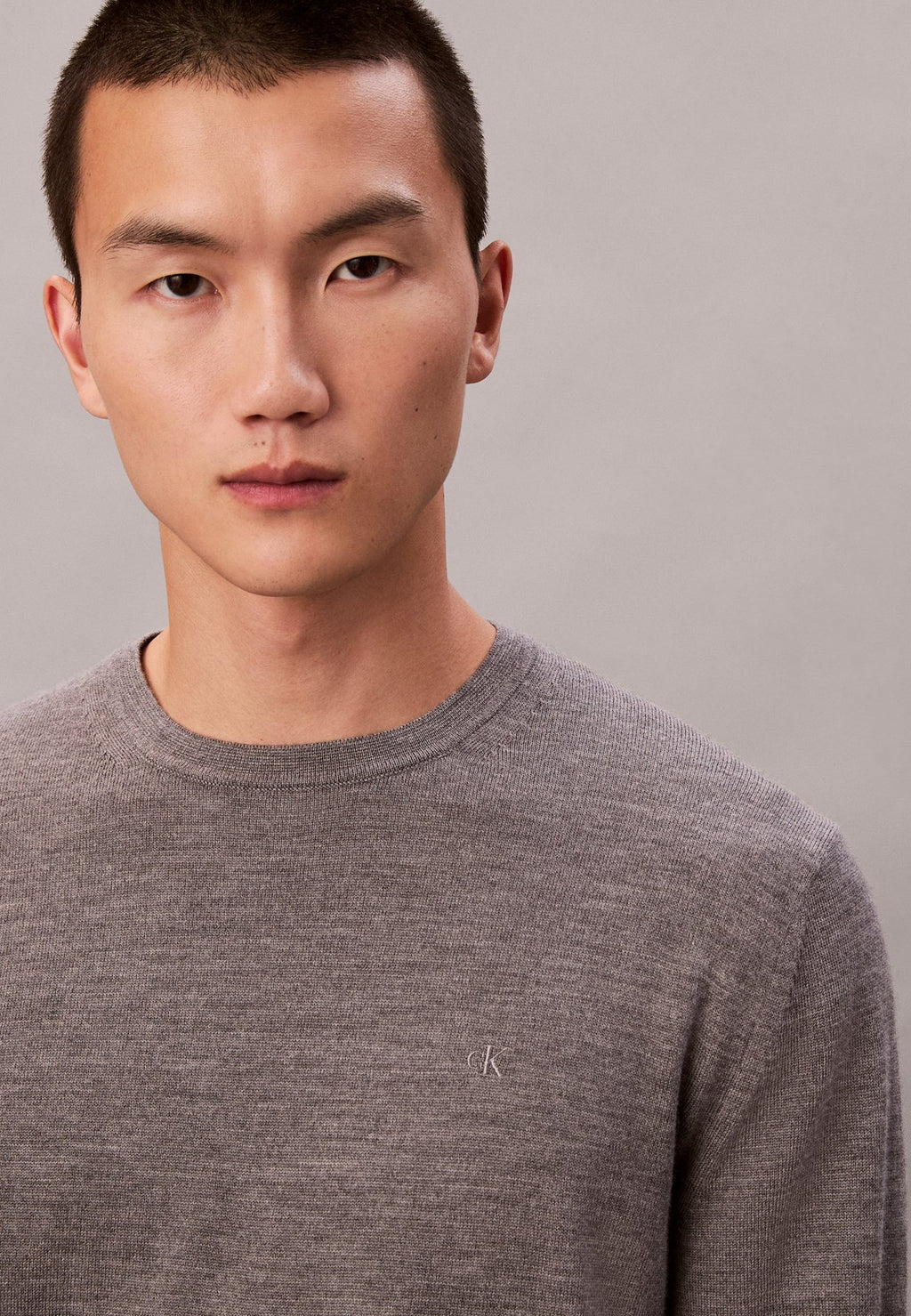 Calvin KleinMERINO WOOL CLASSIC JUMPER - Strickpullover