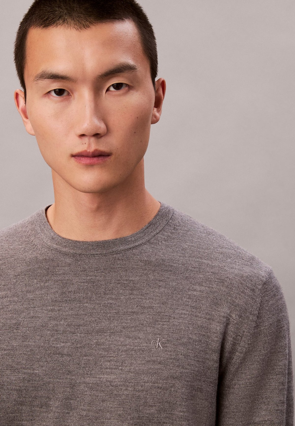 Calvin KleinMERINO WOOL CLASSIC JUMPER - Strickpullover