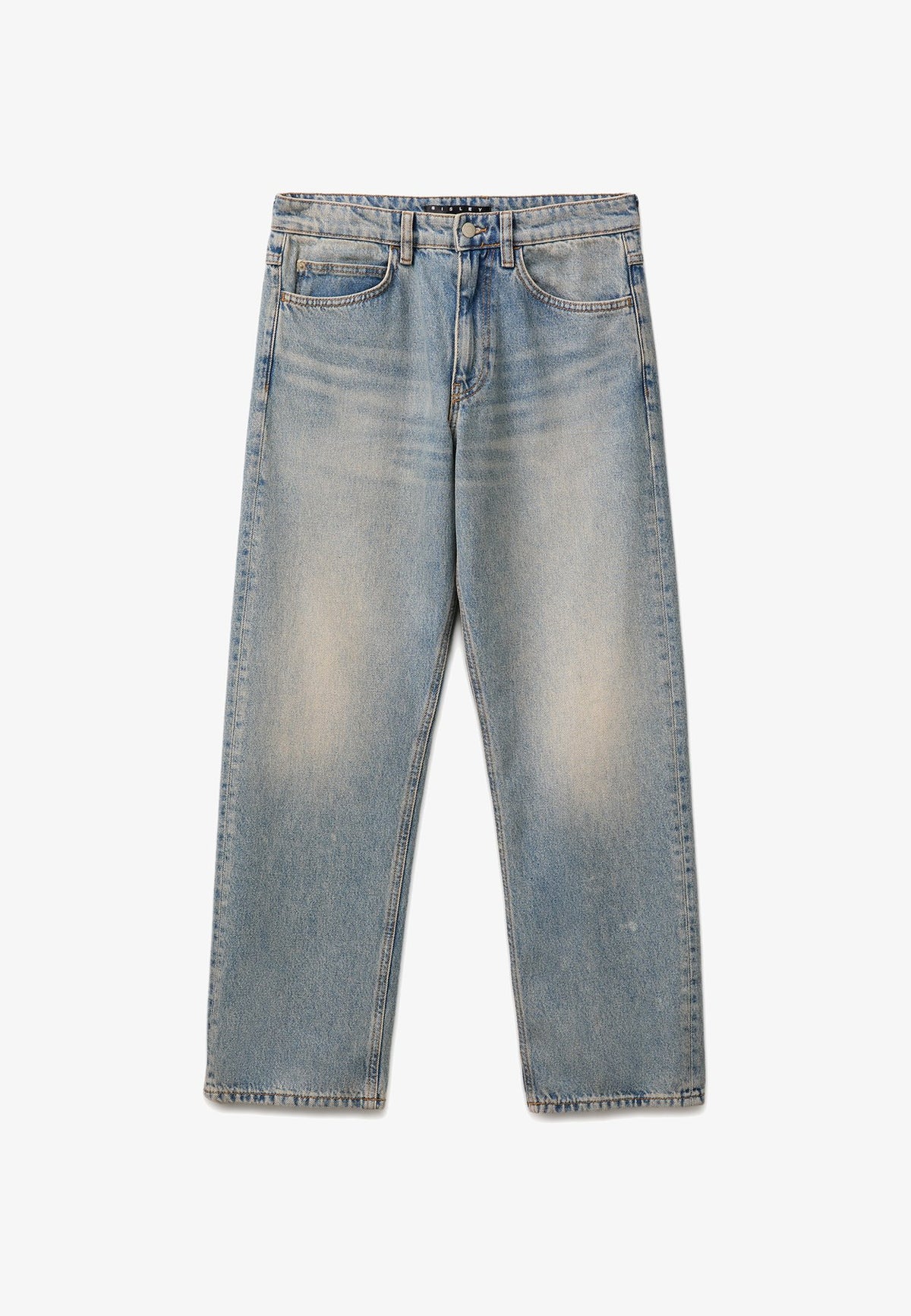 Sisley5-POCKET DENIM, STRAIGHT LEG, REGULAR WAIST, VINTAGE WASH.. - Jeans Straight Leg