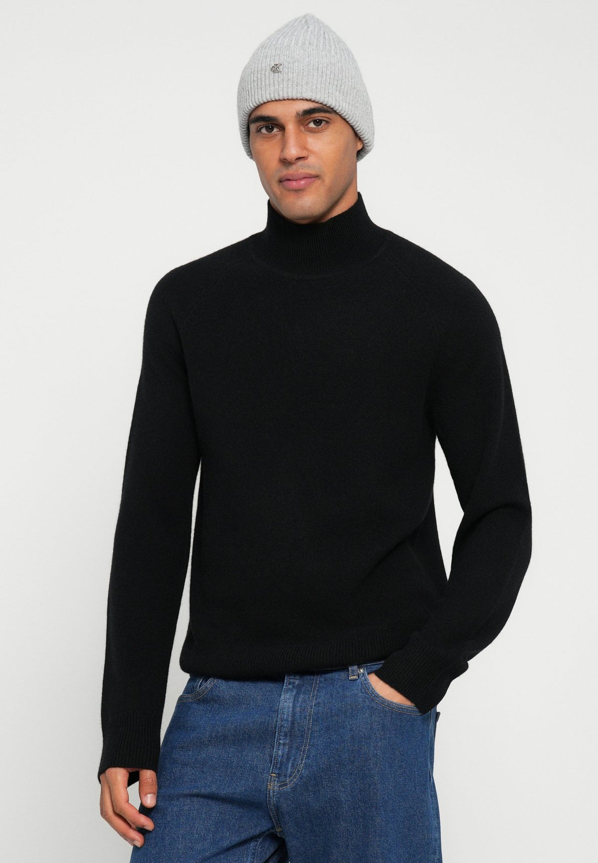 Calvin KleinCOZY HIGH MOCKNECK - Strickpullover