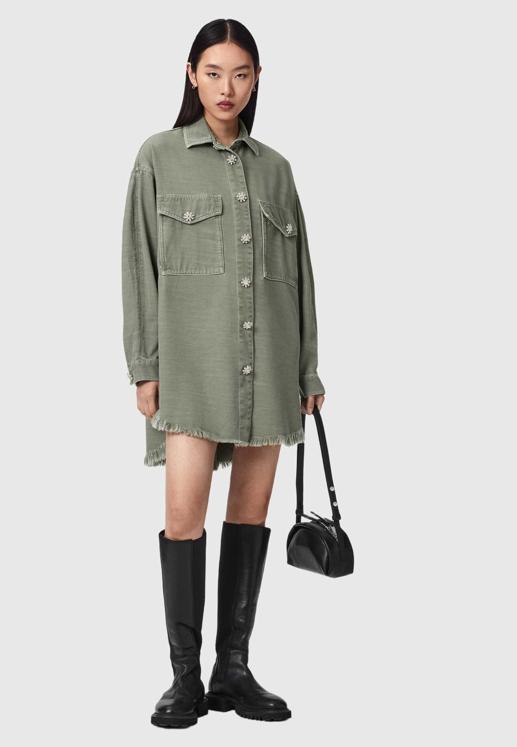 AllSaintsHETTIE SHACKET DRESS . - Jeanskleid