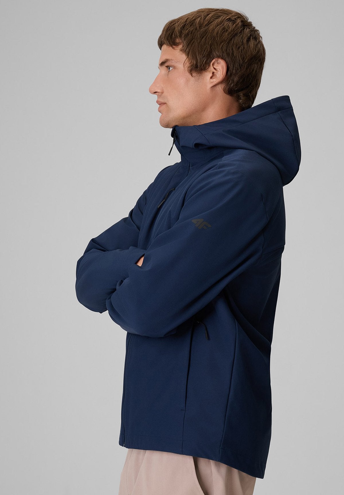 4F4F KURTKA SOFTSHELL WIATROODPORNA MEMBRANA 8000 MĘSKA - Softshelljacke