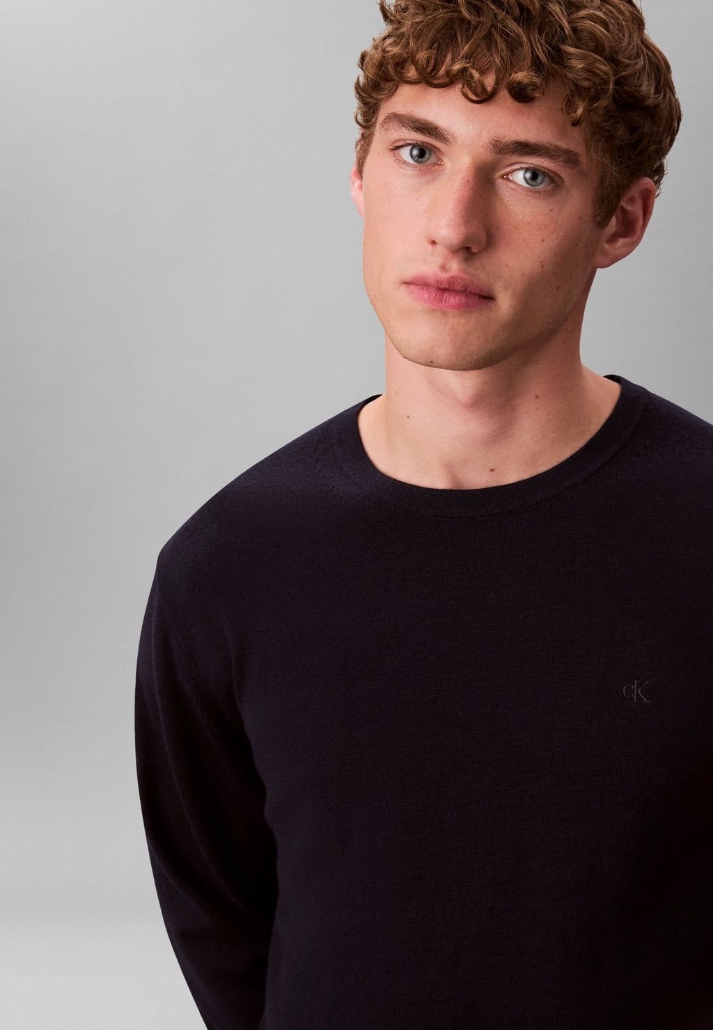 Calvin KleinMERINO WOOL CLASSIC JUMPER - Strickpullover