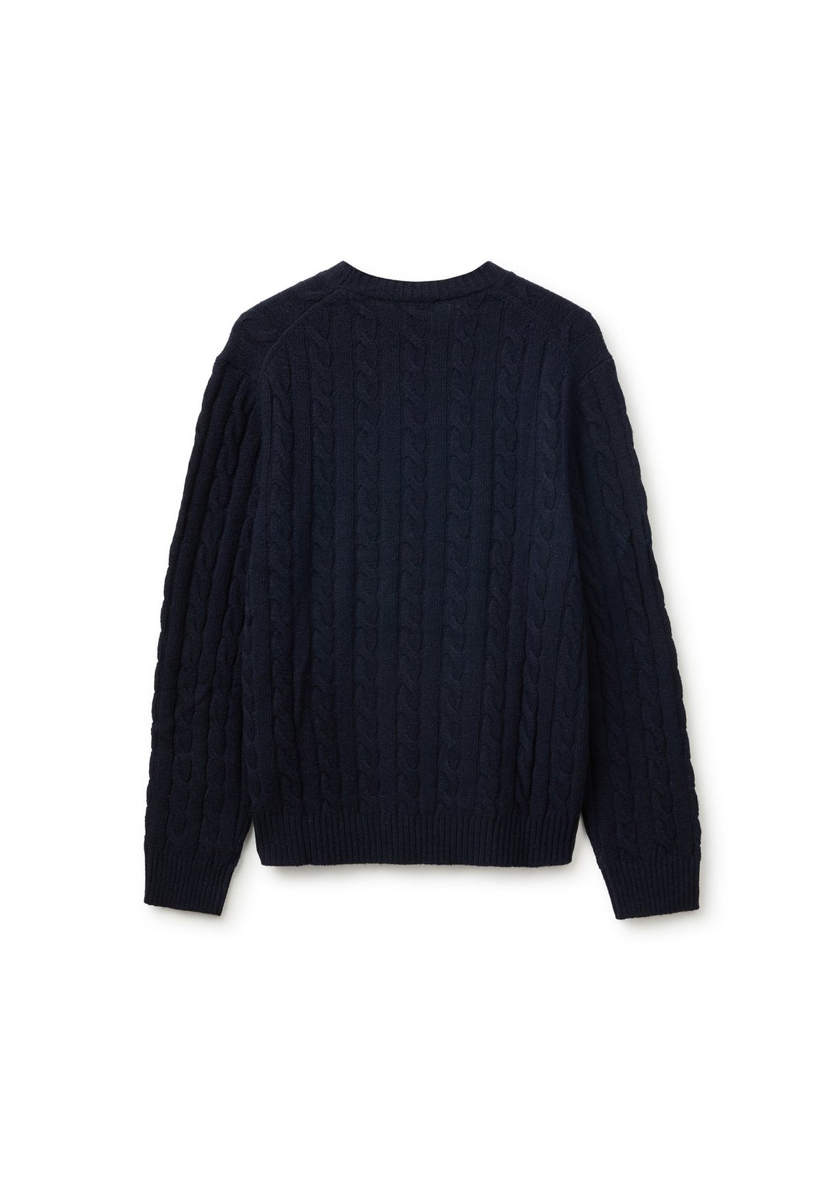 United Colors of BenettonLONG SLEEVE CREW NECK SWEATER, CLASSIC CABLE-RIB STITCHES, REGULAR FIT... - Strickpullover
